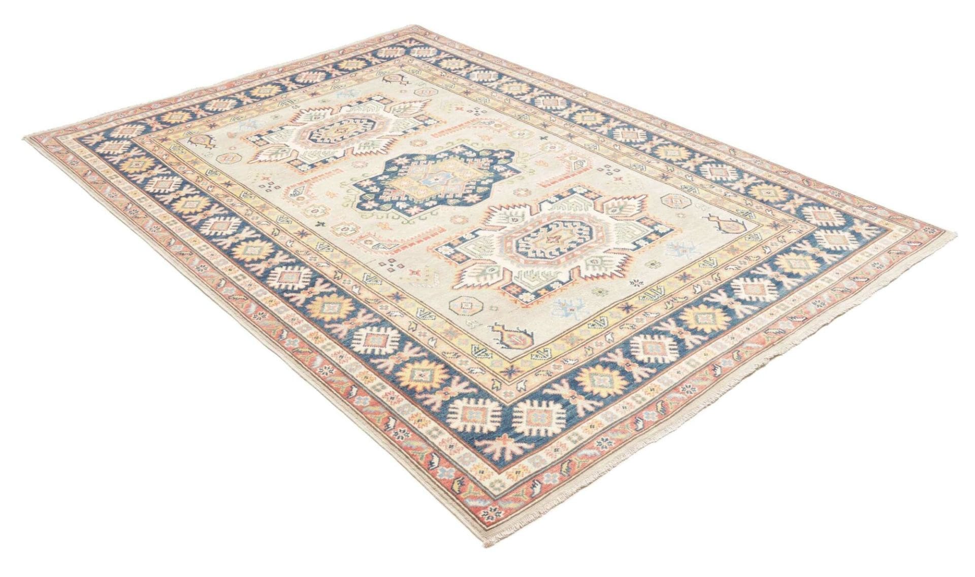 Handgeknüpfter Kazak Orientteppich, 170 × 240 cm, Wolle