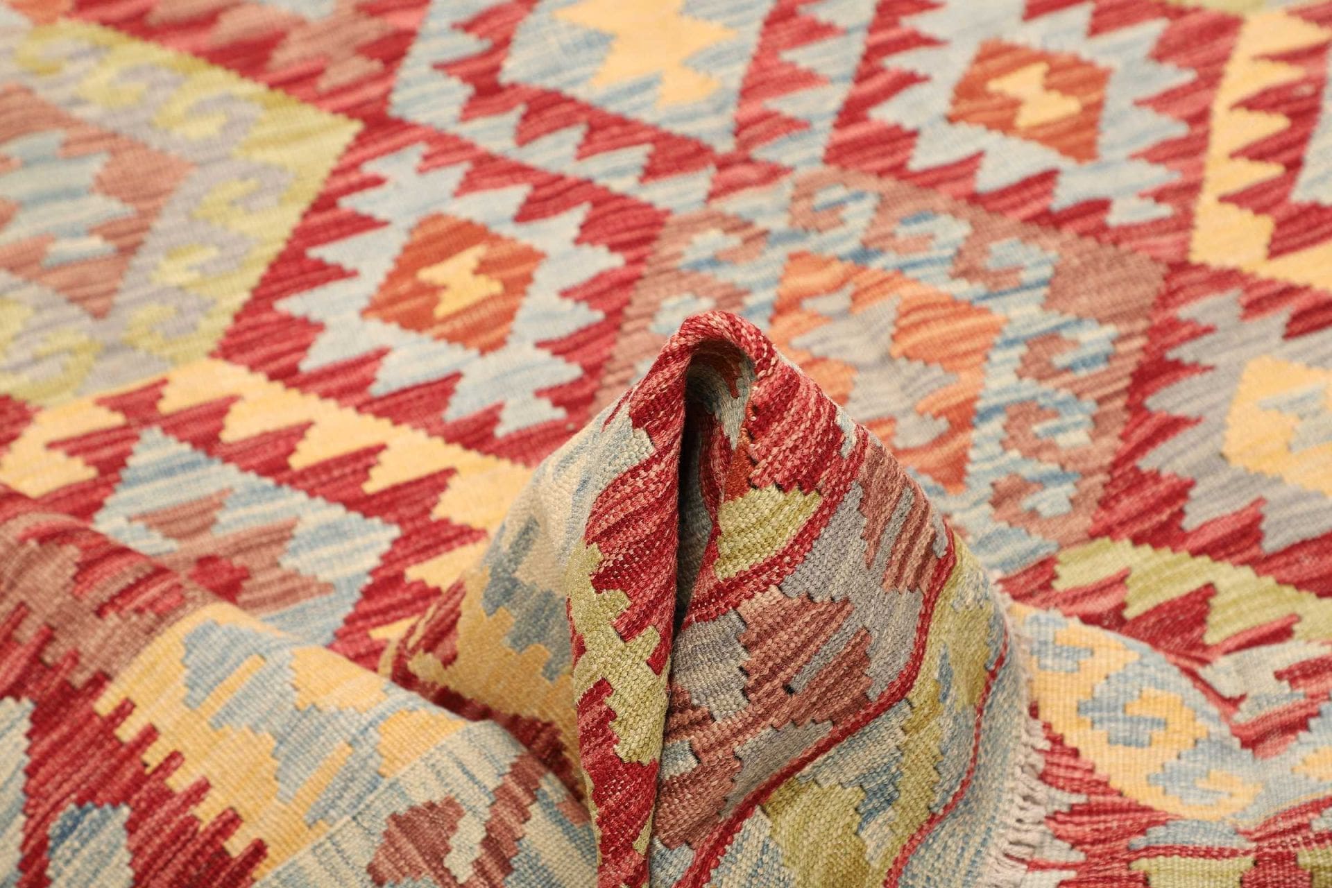 Kelim 176 × 239 cm aus Wolle, handgewebt