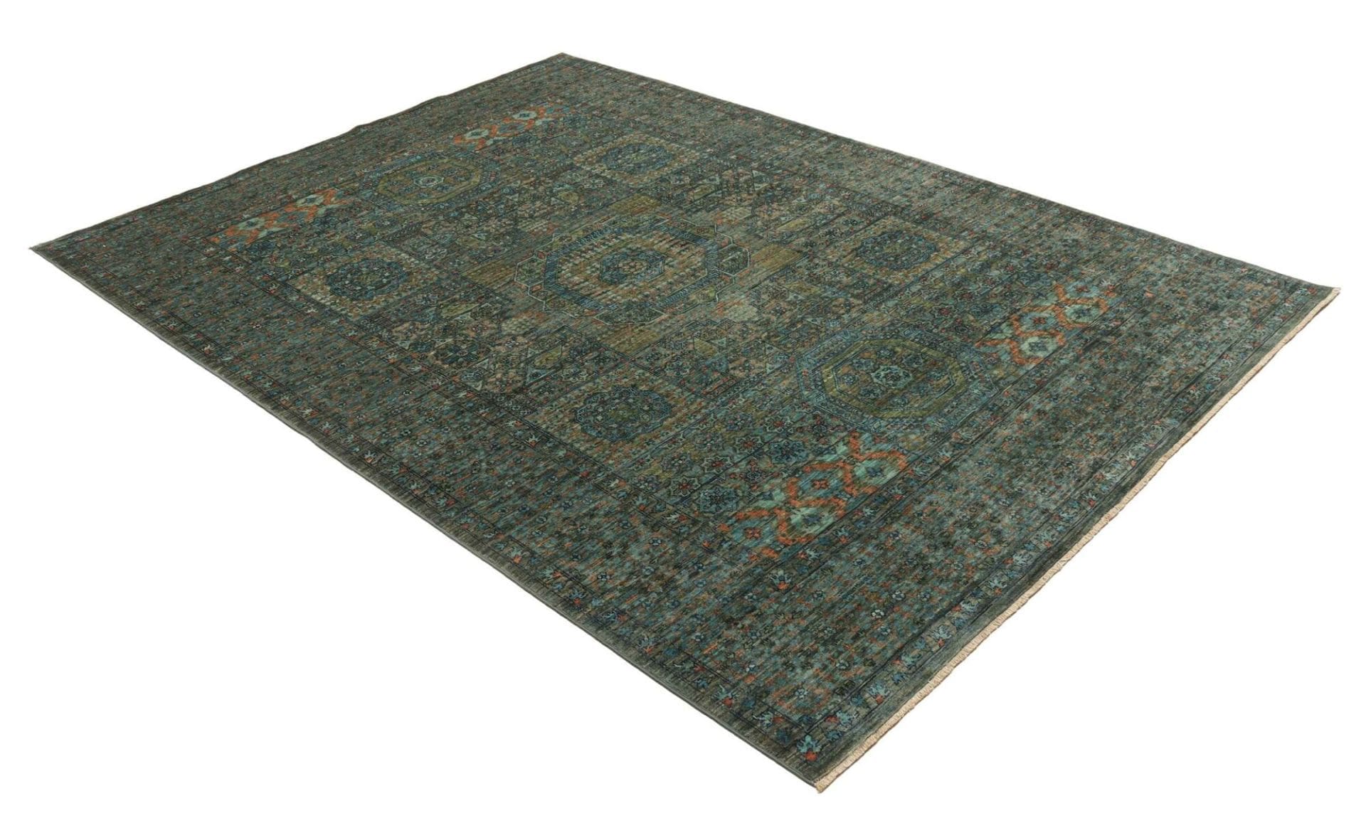 Mamluk Orientteppich 171 × 240 cm aus Wolle, handgeknüpft