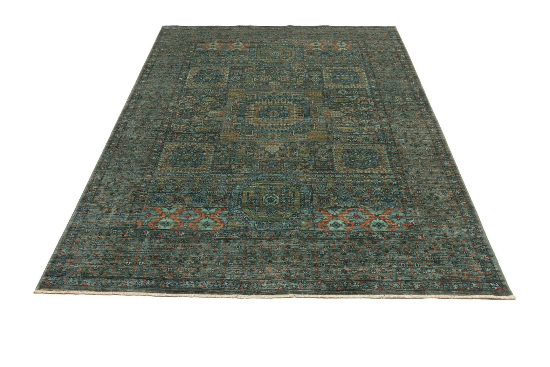 Mamluk Orientteppich 171 × 240 cm aus Wolle, handgeknüpft