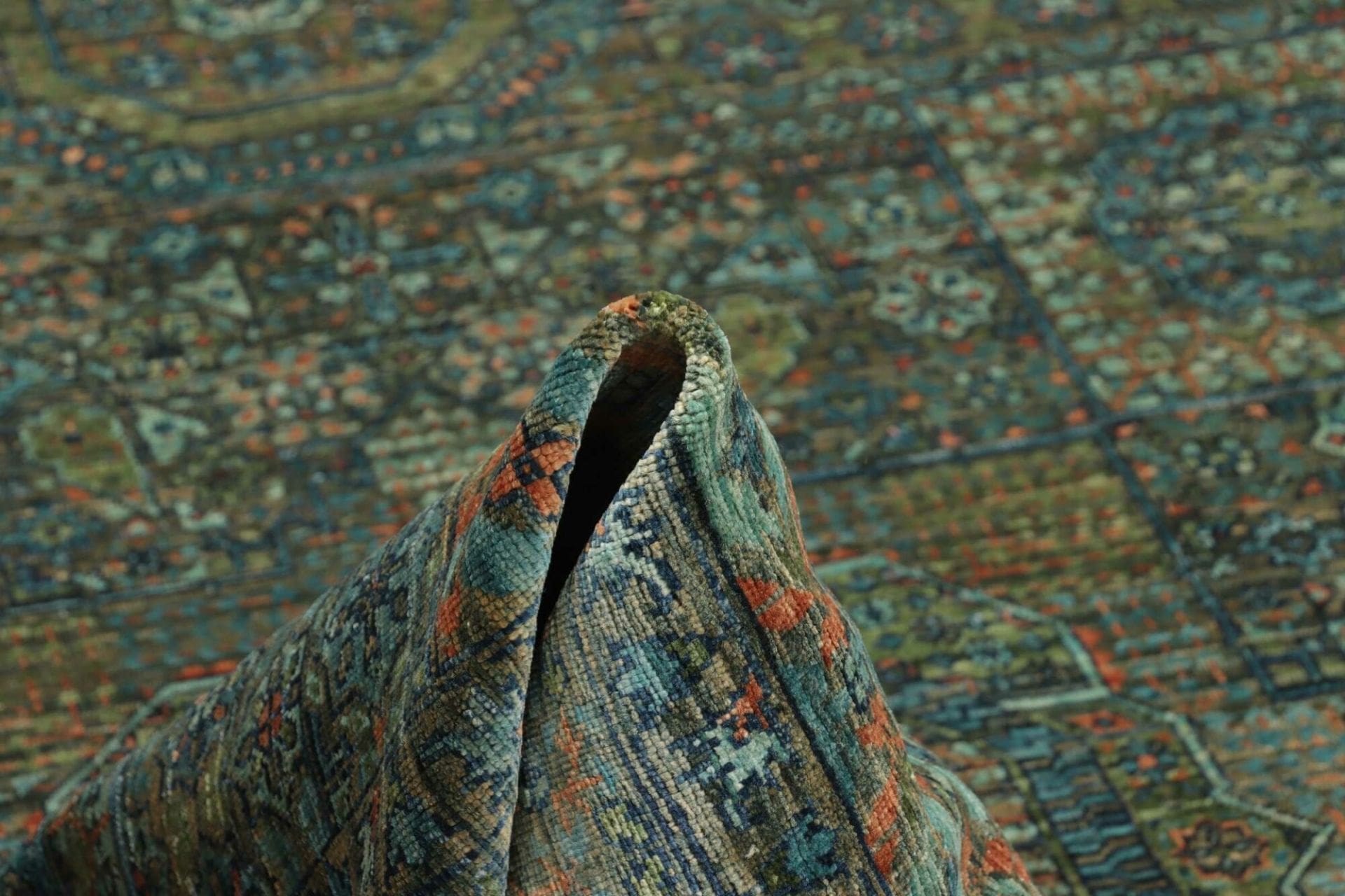 Mamluk Orientteppich 171 × 240 cm aus Wolle, handgeknüpft