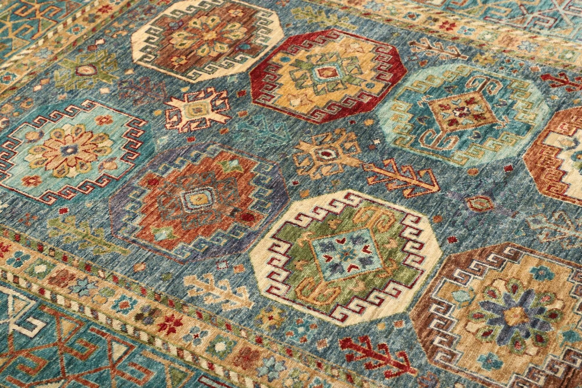 Handgeknüpfter Samarkand Orientteppich 153 × 213 cm