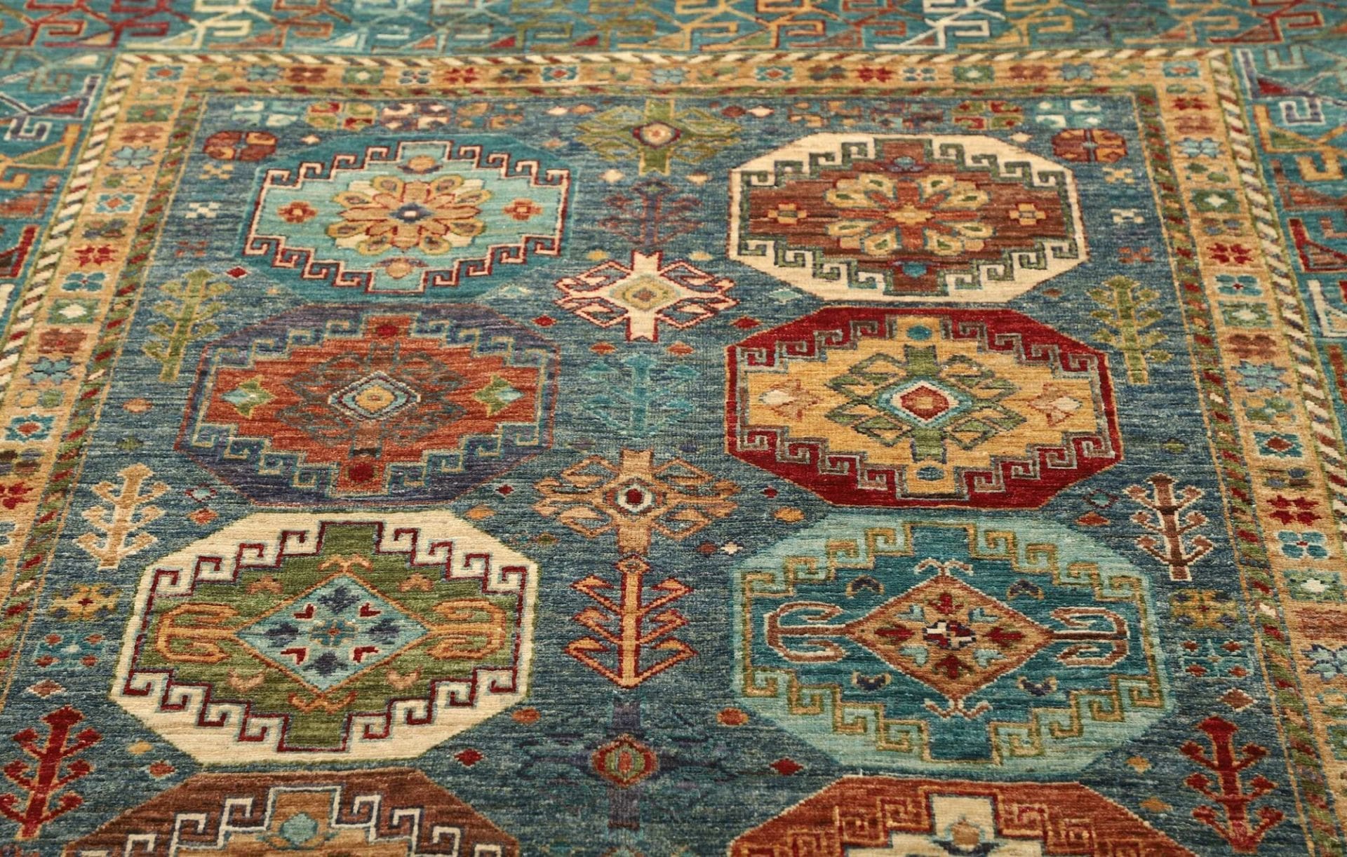 Handgeknüpfter Samarkand Orientteppich 153 × 213 cm
