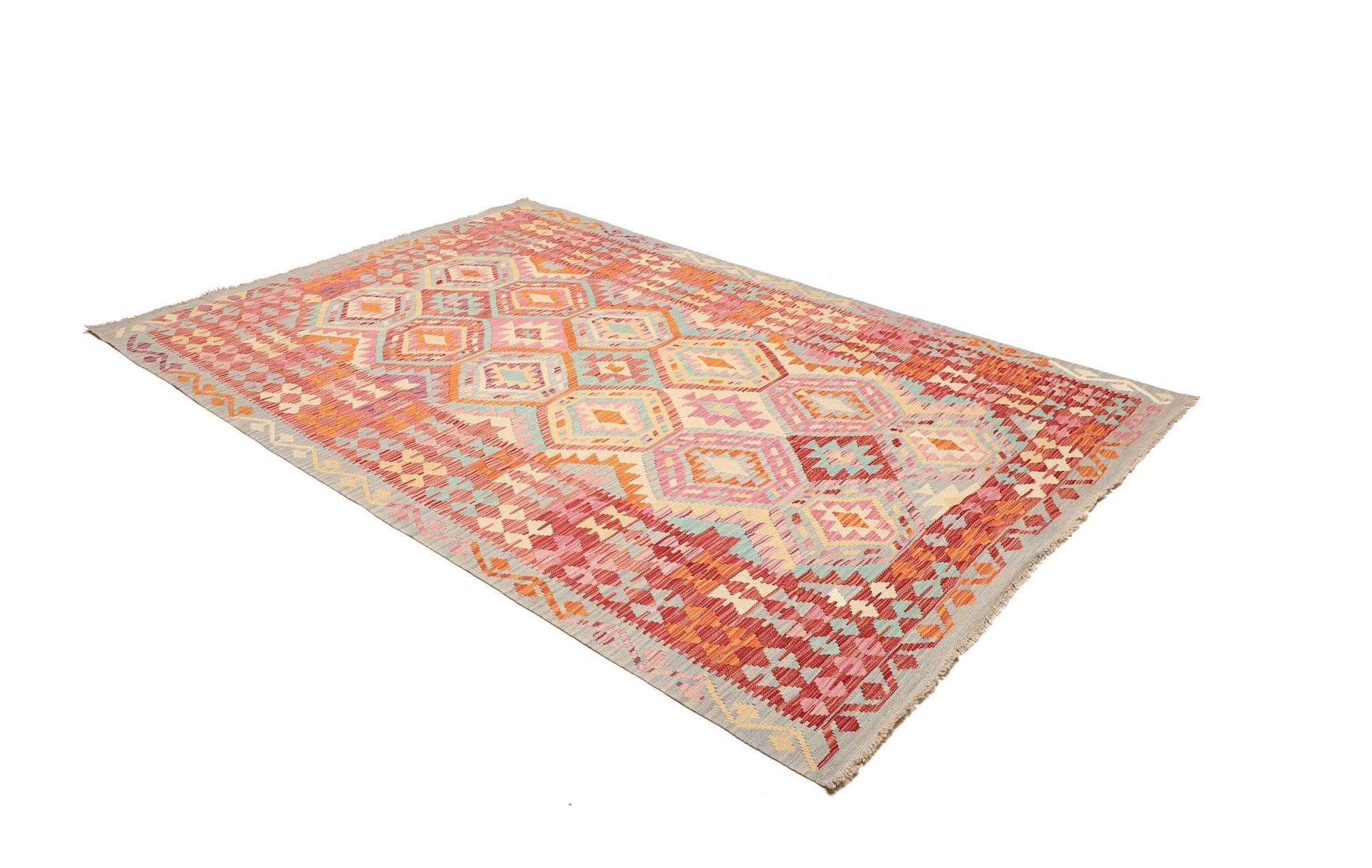 Handgewebter Kelim, 172 × 253 cm, Wolle