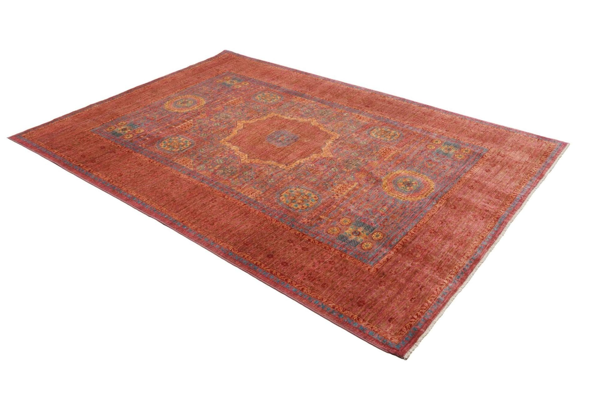 Handgeknüpfter Mamluk Orientteppich 173 × 242 cm