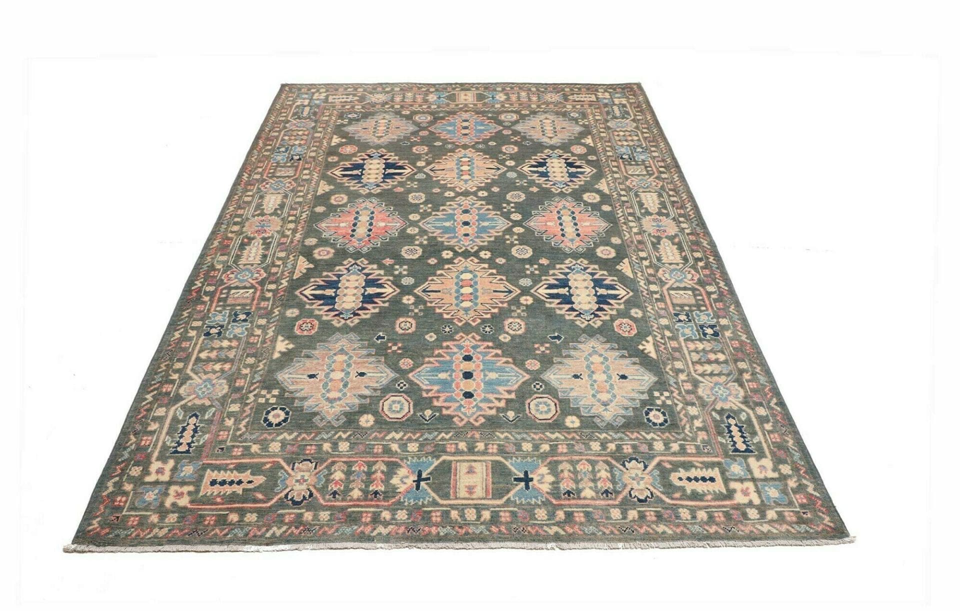 Kazak Orientteppich aus Pakistan, 177 × 230 cm