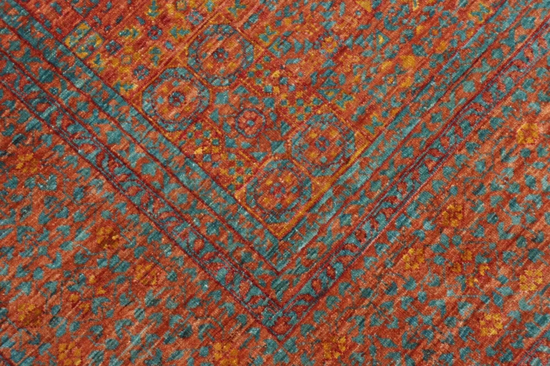 Handgeknüpfter Mamluk Orientteppich, 171 × 231 cm, Wolle