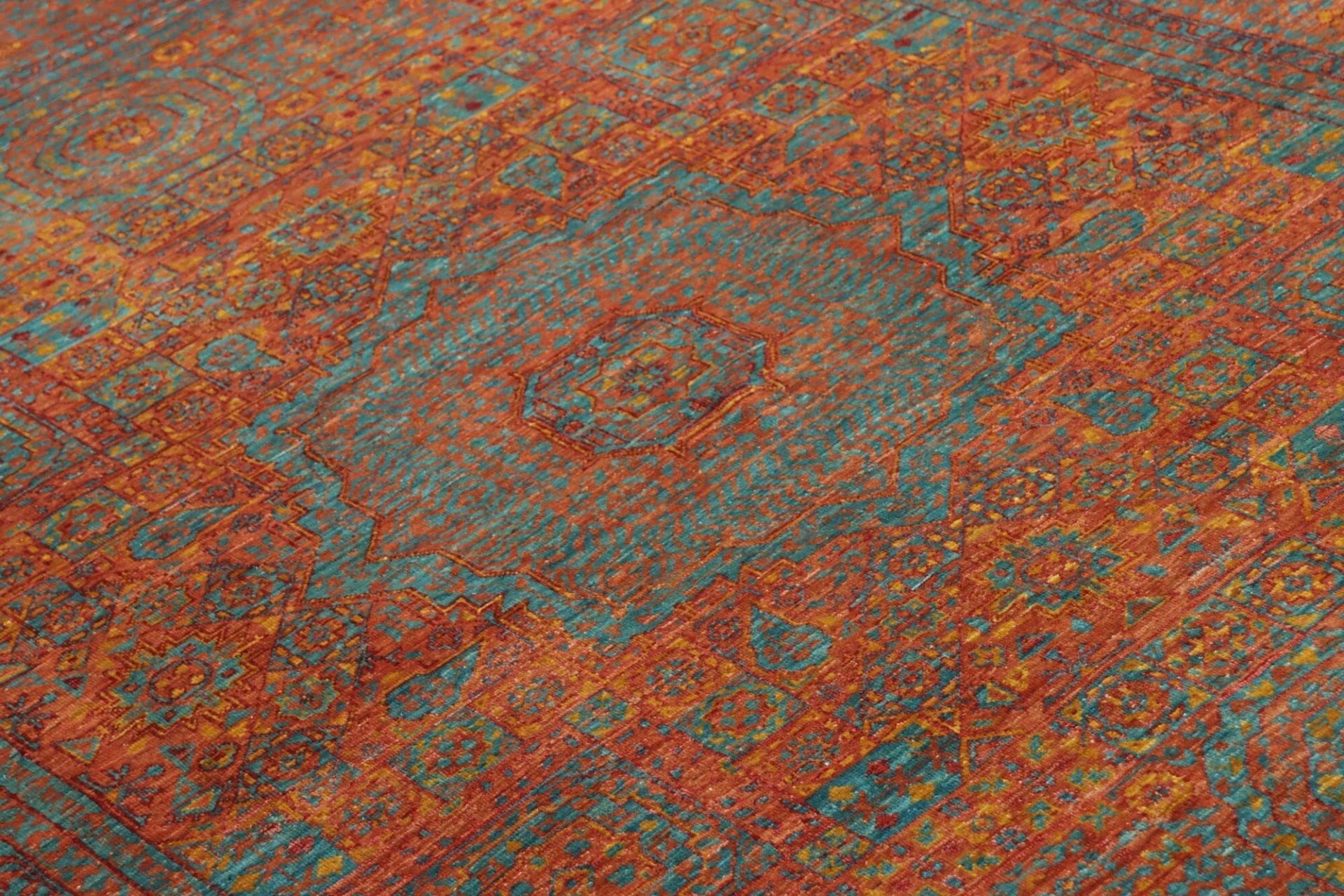Handgeknüpfter Mamluk Orientteppich, 171 × 231 cm, Wolle