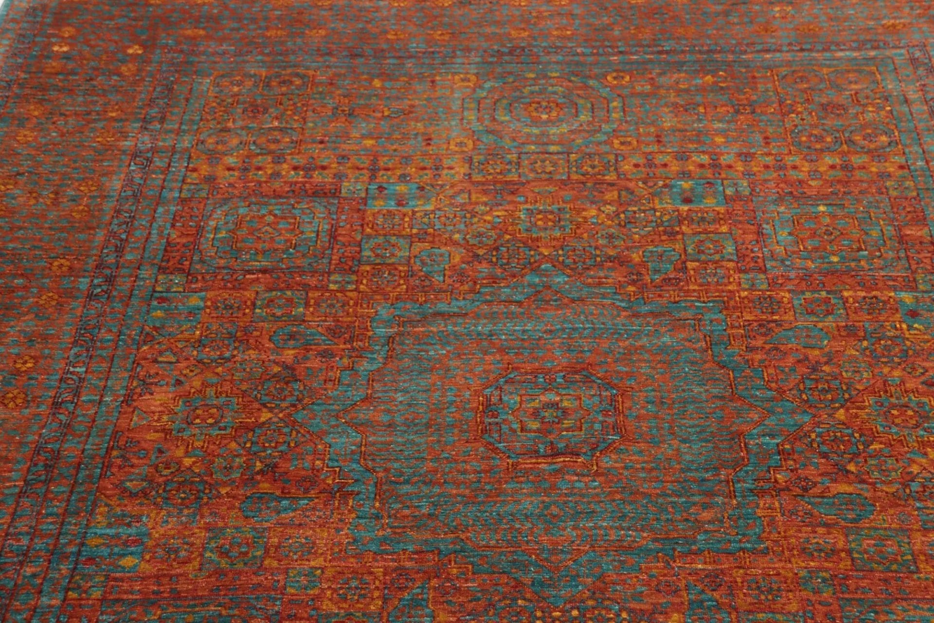 Handgeknüpfter Mamluk Orientteppich, 171 × 231 cm, Wolle