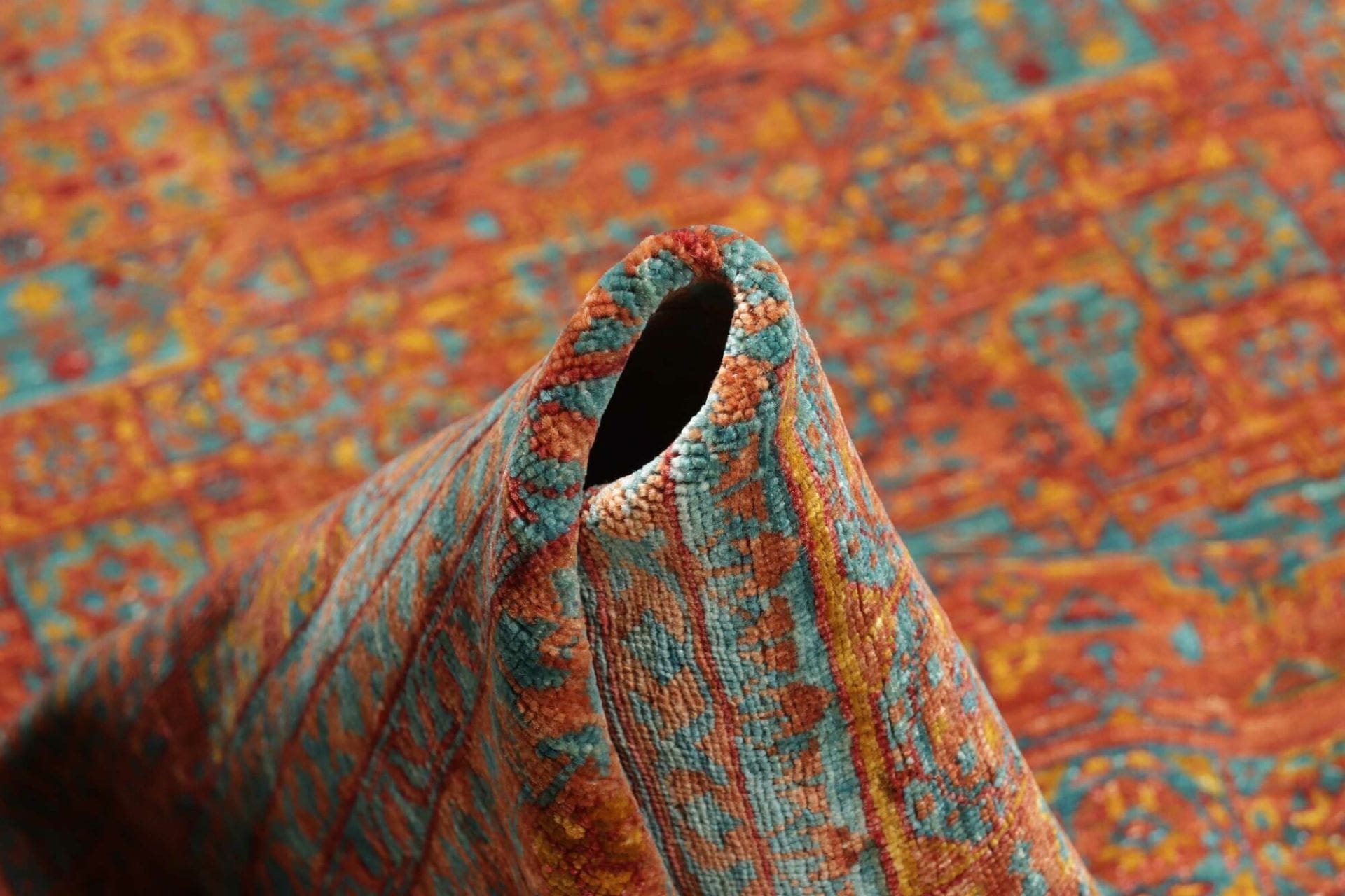 Handgeknüpfter Mamluk Orientteppich, 171 × 231 cm, Wolle