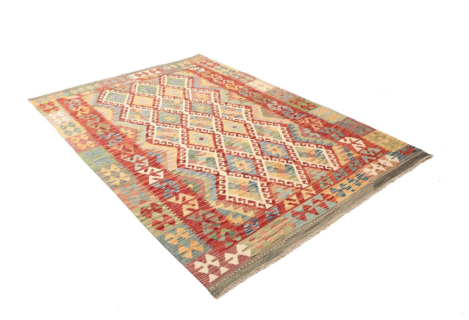 Kelim 173 × 237 cm aus Wolle, handgewebt