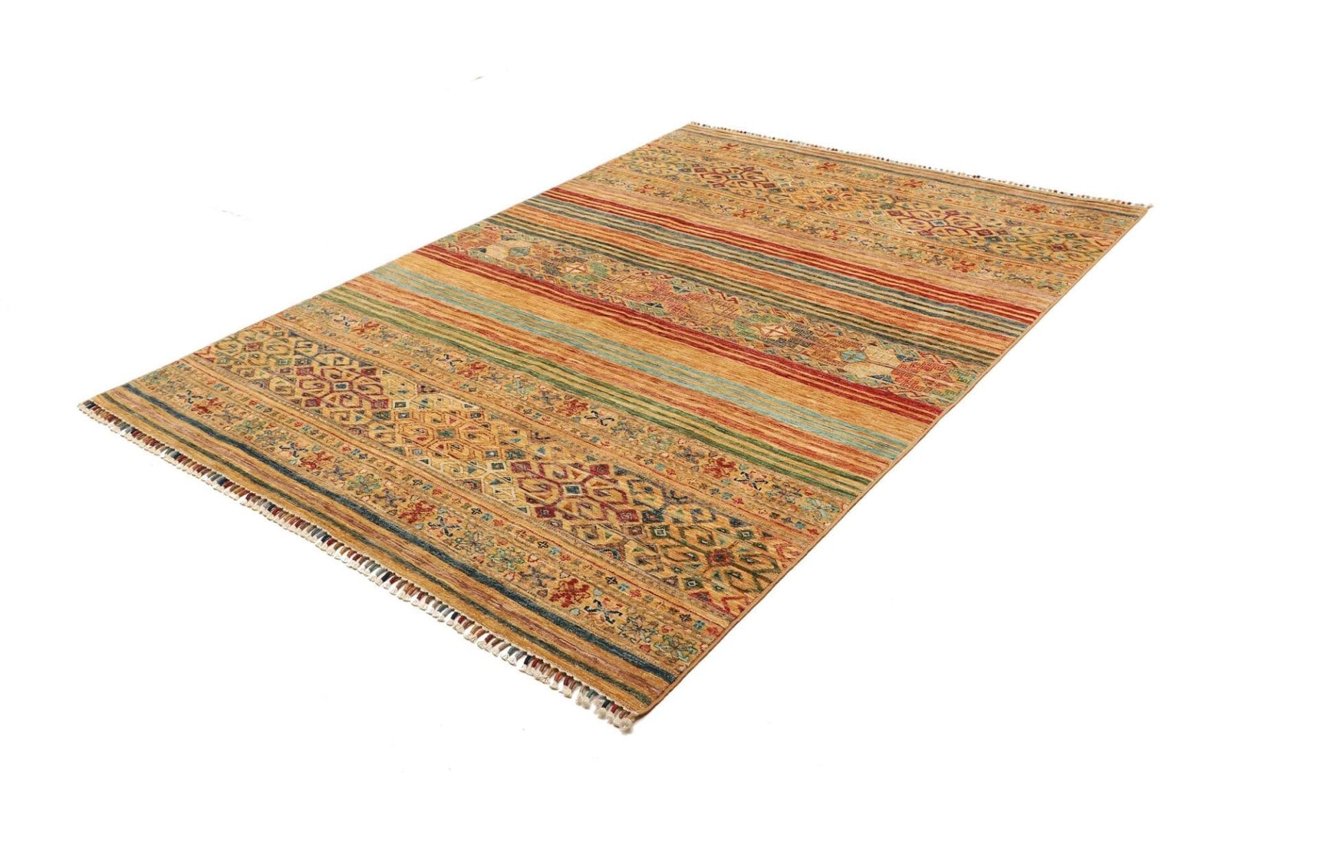 Handgeknüpfter Samarkand Orientteppich 172 × 236 cm