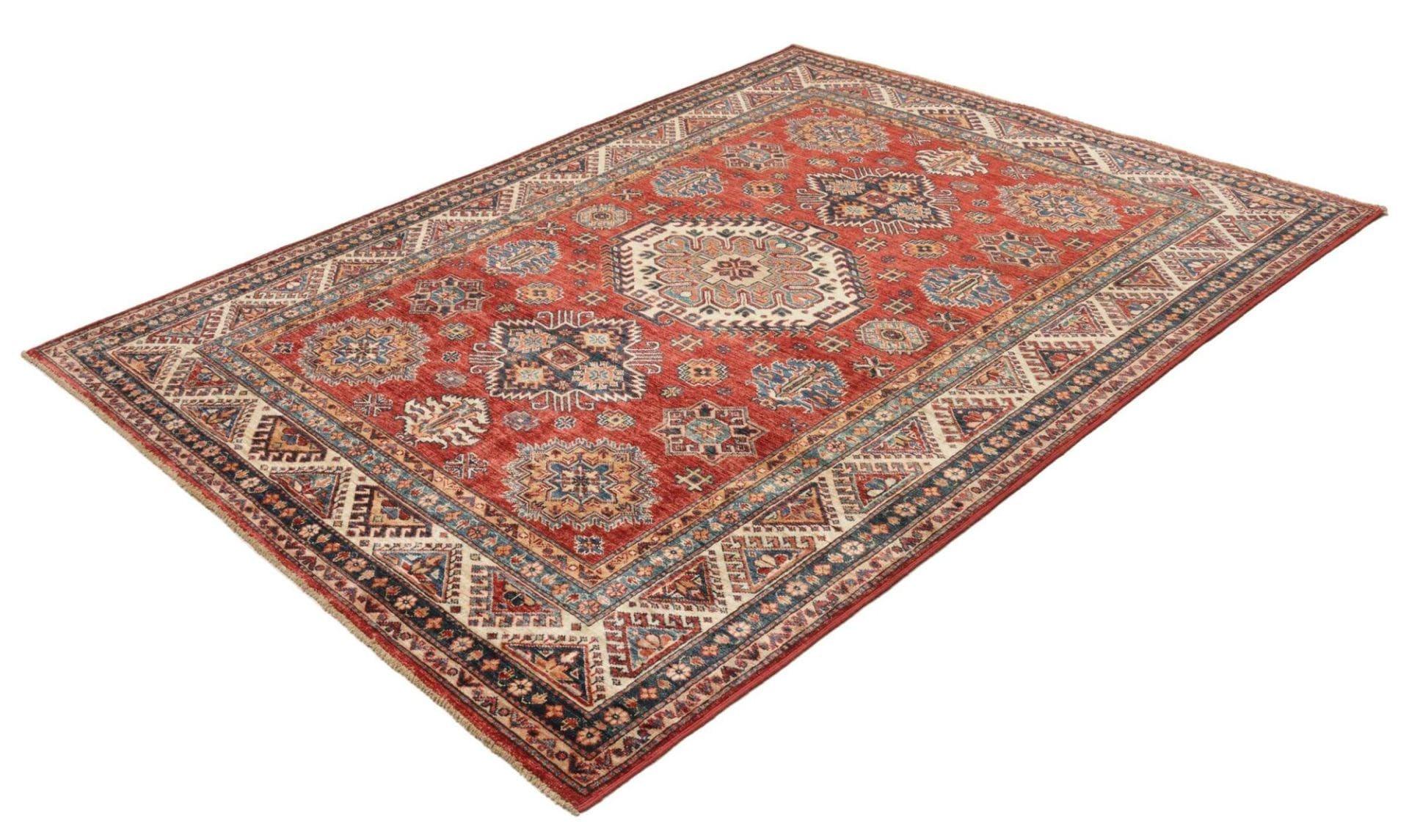 Handgeknüpfter Kazak Orientteppich, 171 × 222 cm, Wolle
