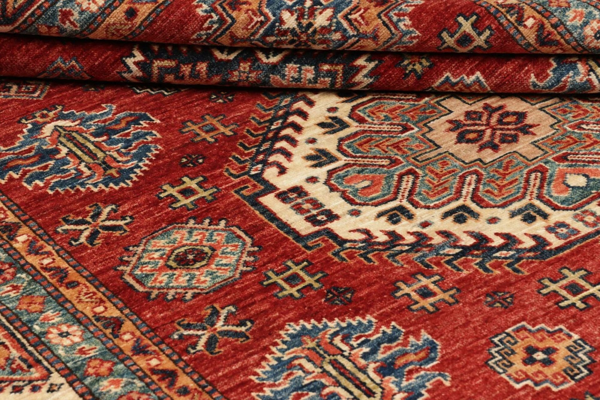 Handgeknüpfter Kazak Orientteppich, 171 × 222 cm, Wolle