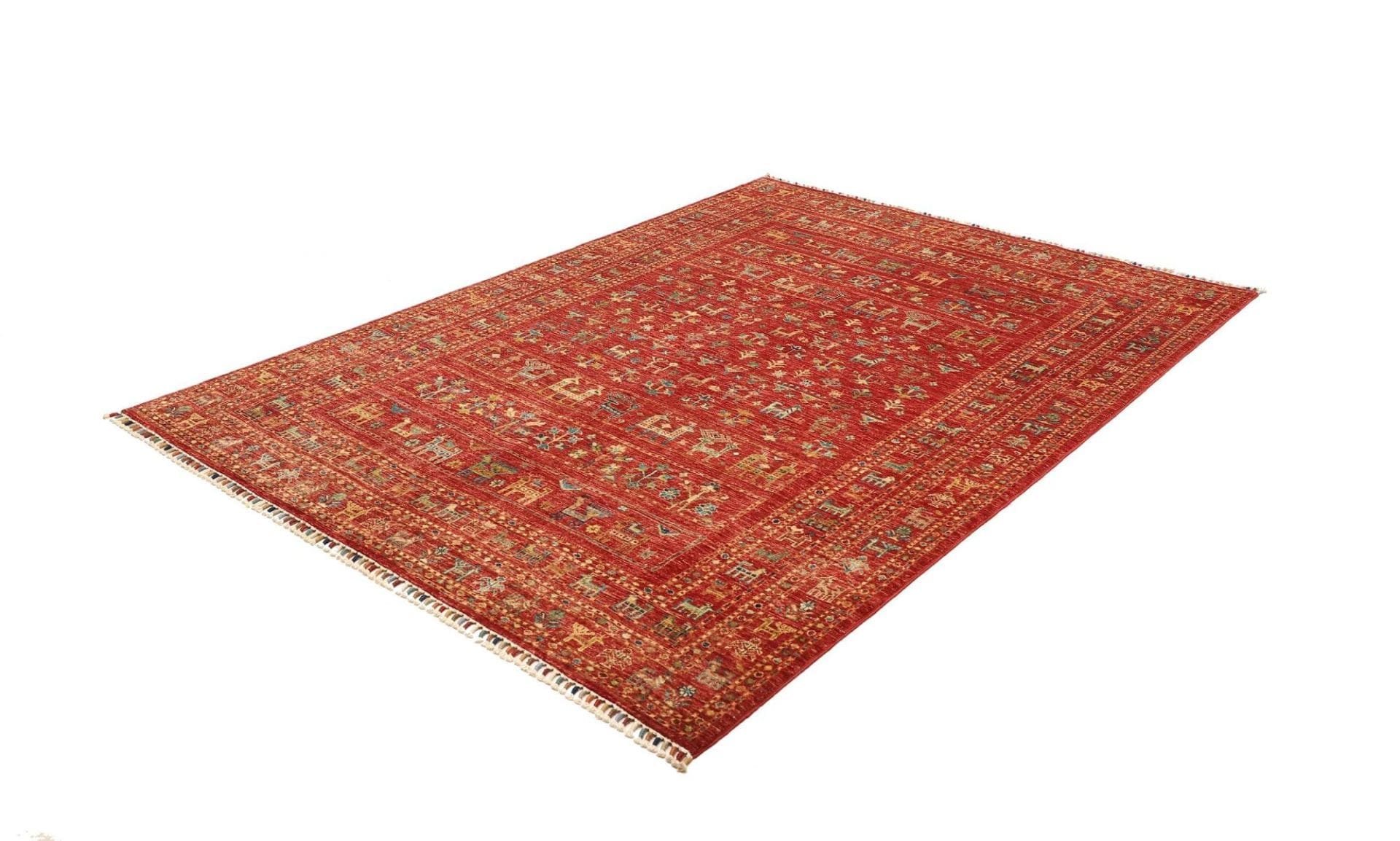 Samarkand Orientteppich 176 × 236 cm aus Wolle, handgeknüpft