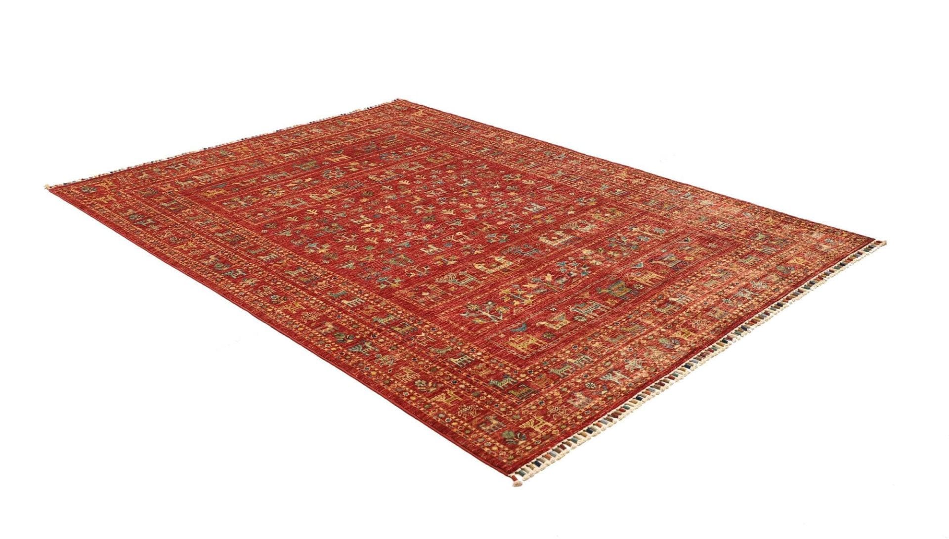 Samarkand Orientteppich 176 × 236 cm aus Wolle, handgeknüpft