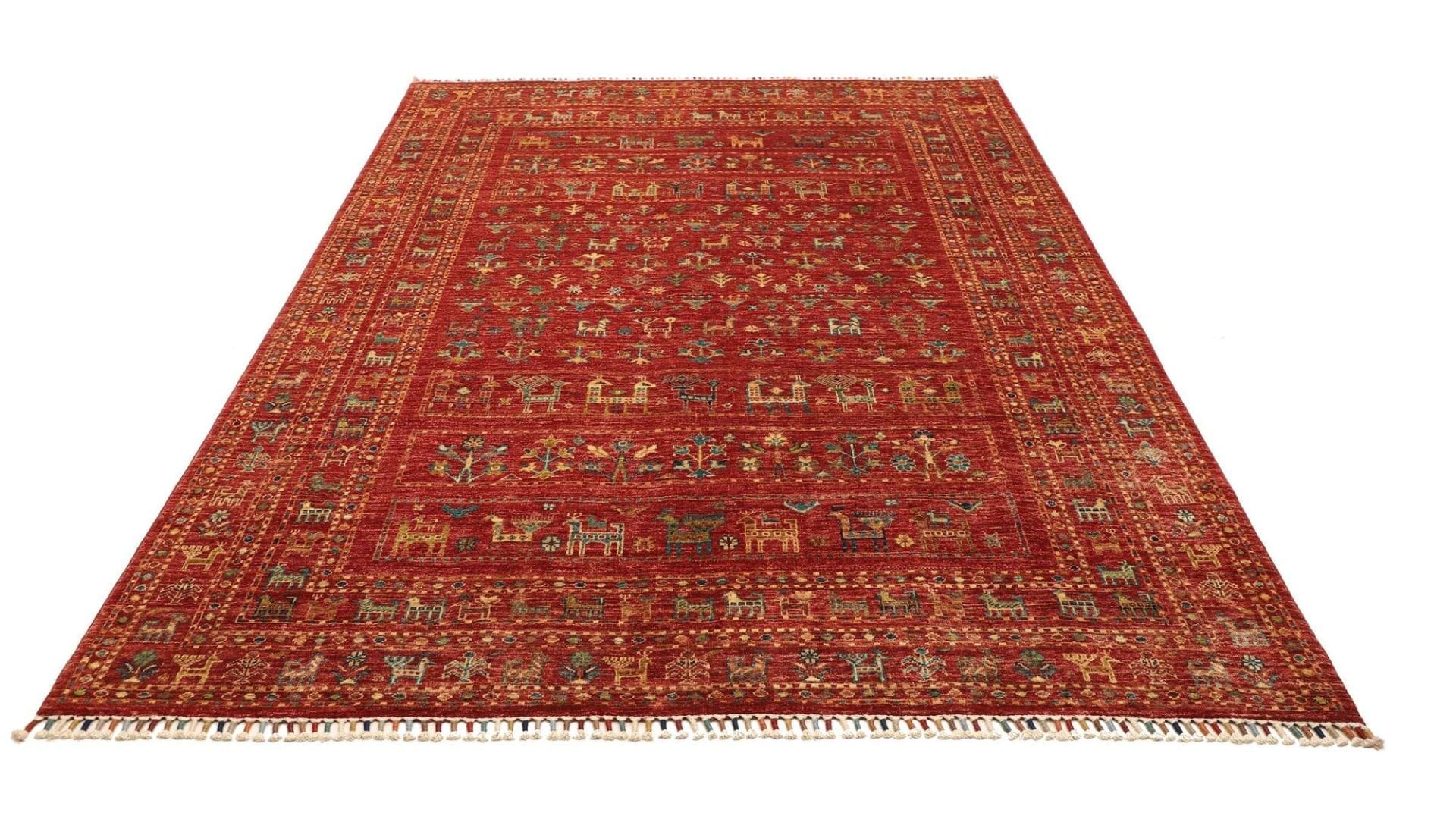 Samarkand Orientteppich 176 × 236 cm aus Wolle, handgeknüpft