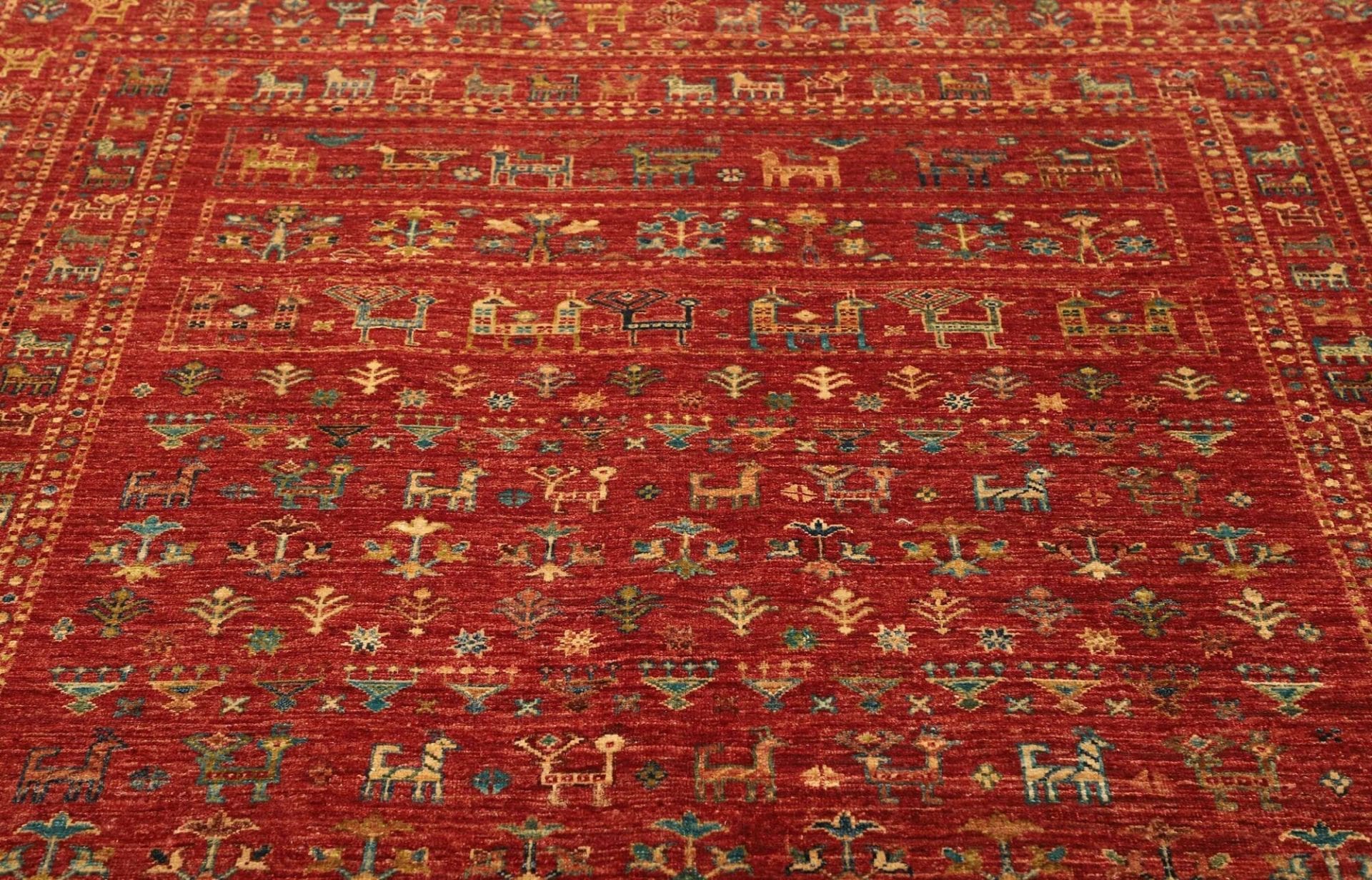 Samarkand Orientteppich 176 × 236 cm aus Wolle, handgeknüpft