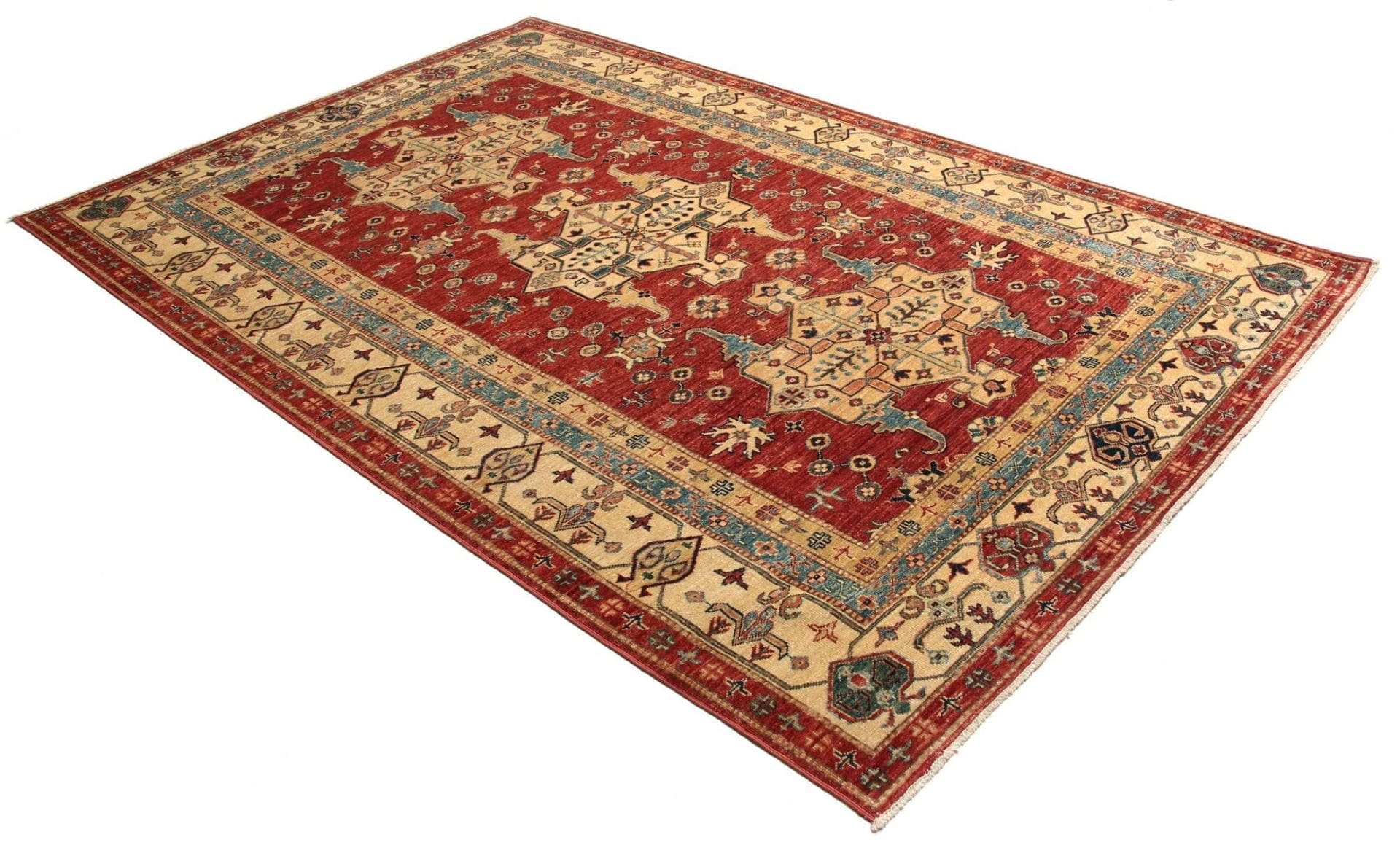 Handgeknüpfter Kazak Orientteppich, 173 × 264 cm, Wolle