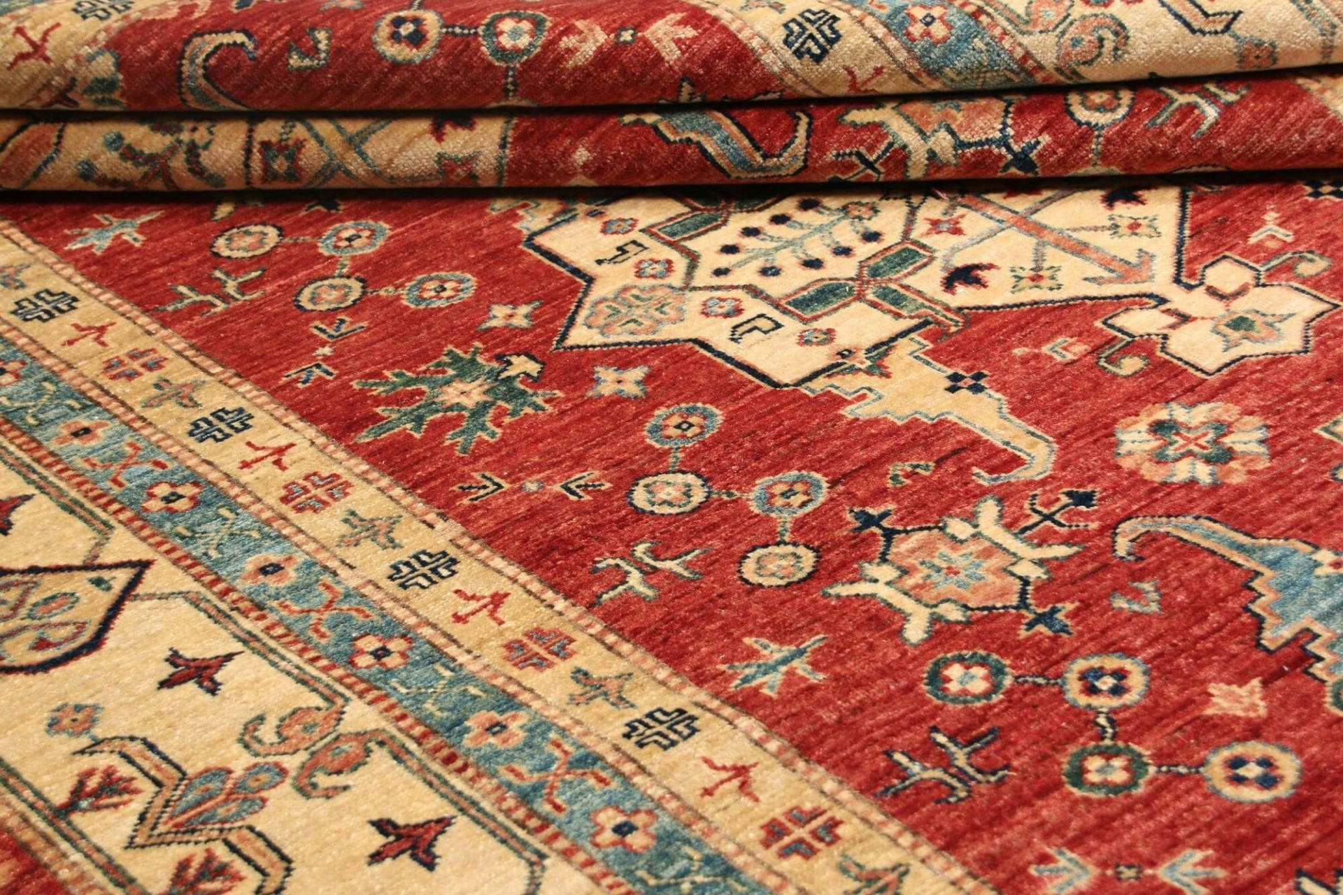 Handgeknüpfter Kazak Orientteppich, 173 × 264 cm, Wolle