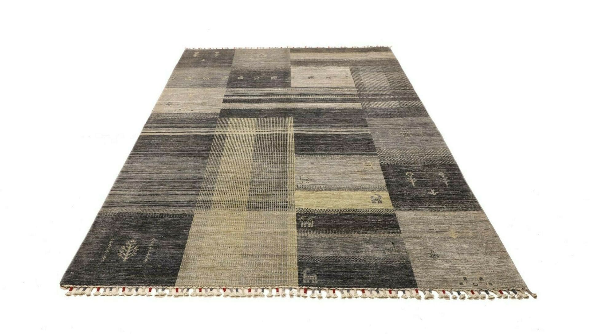 Gabbeh Orientteppich aus Pakistan, 171 × 242 cm