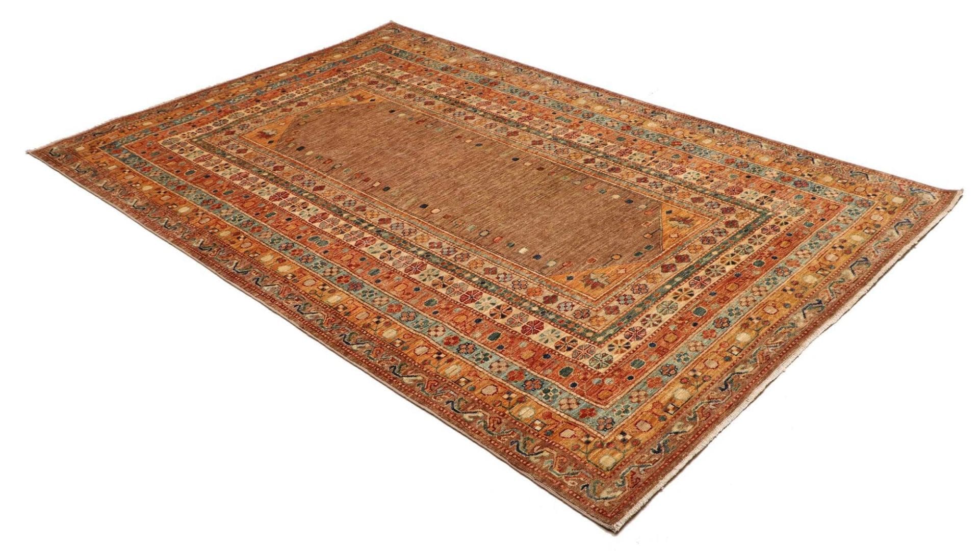 Kazak Orientteppich aus Pakistan, 161 × 240 cm