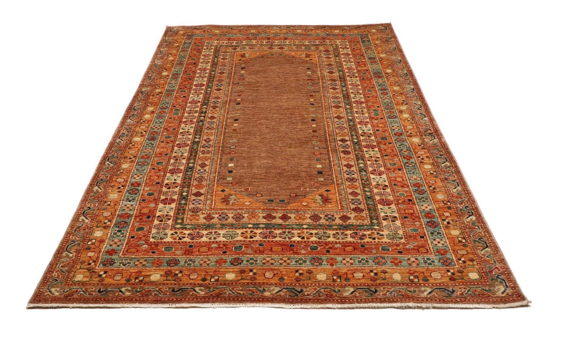 Kazak Orientteppich aus Pakistan, 161 × 240 cm
