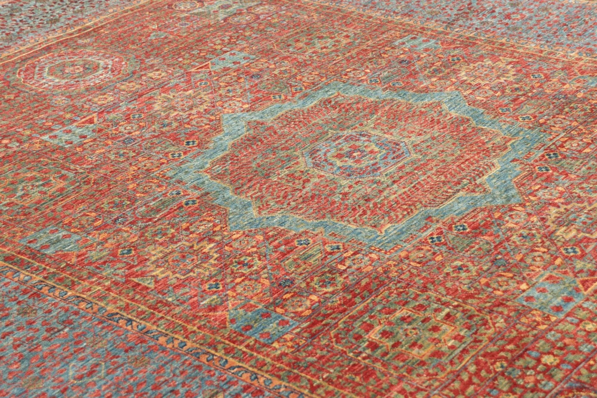 Handgeknüpfter Mamluk Orientteppich, 176 × 234 cm, Wolle