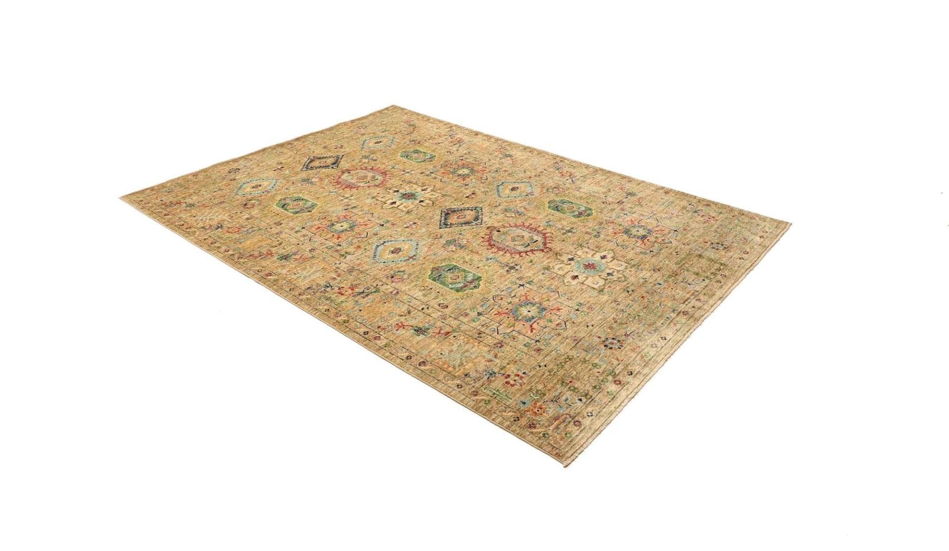 Handgeknüpfter Samarkand Orientteppich, 173 × 233 cm, Wolle