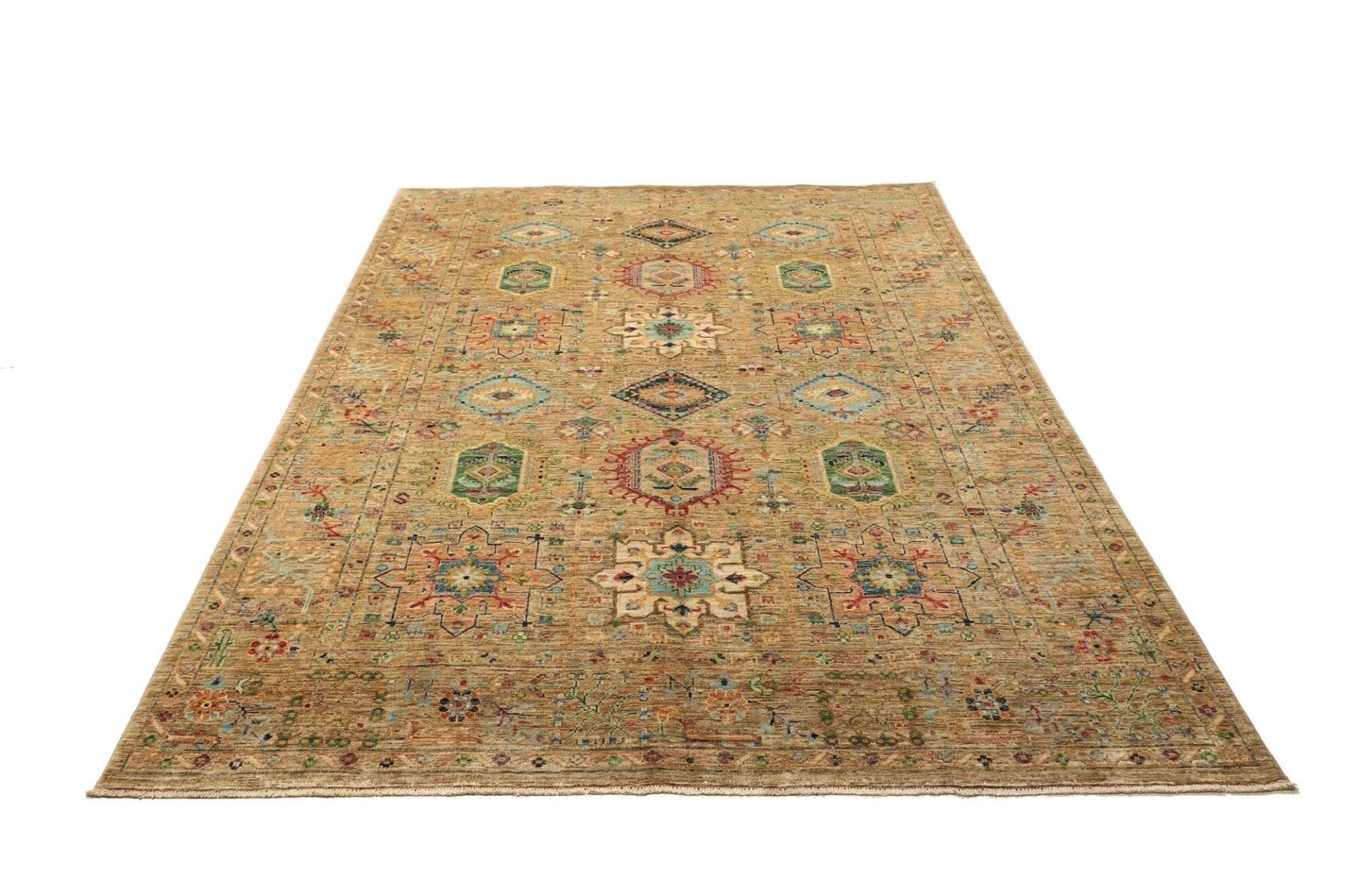 Handgeknüpfter Samarkand Orientteppich, 173 × 233 cm, Wolle
