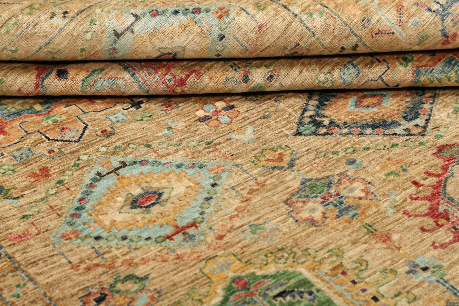 Handgeknüpfter Samarkand Orientteppich, 173 × 233 cm, Wolle