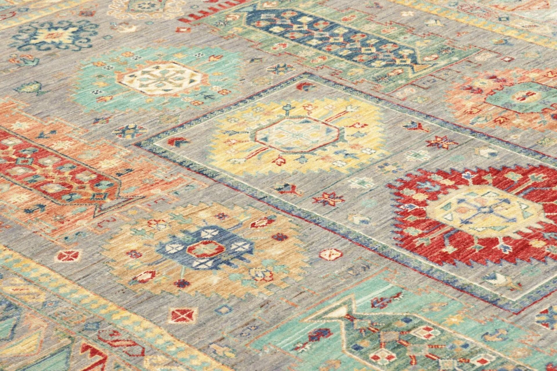 Handgeknüpfter Samarkand Orientteppich, 168 × 238 cm, Wolle