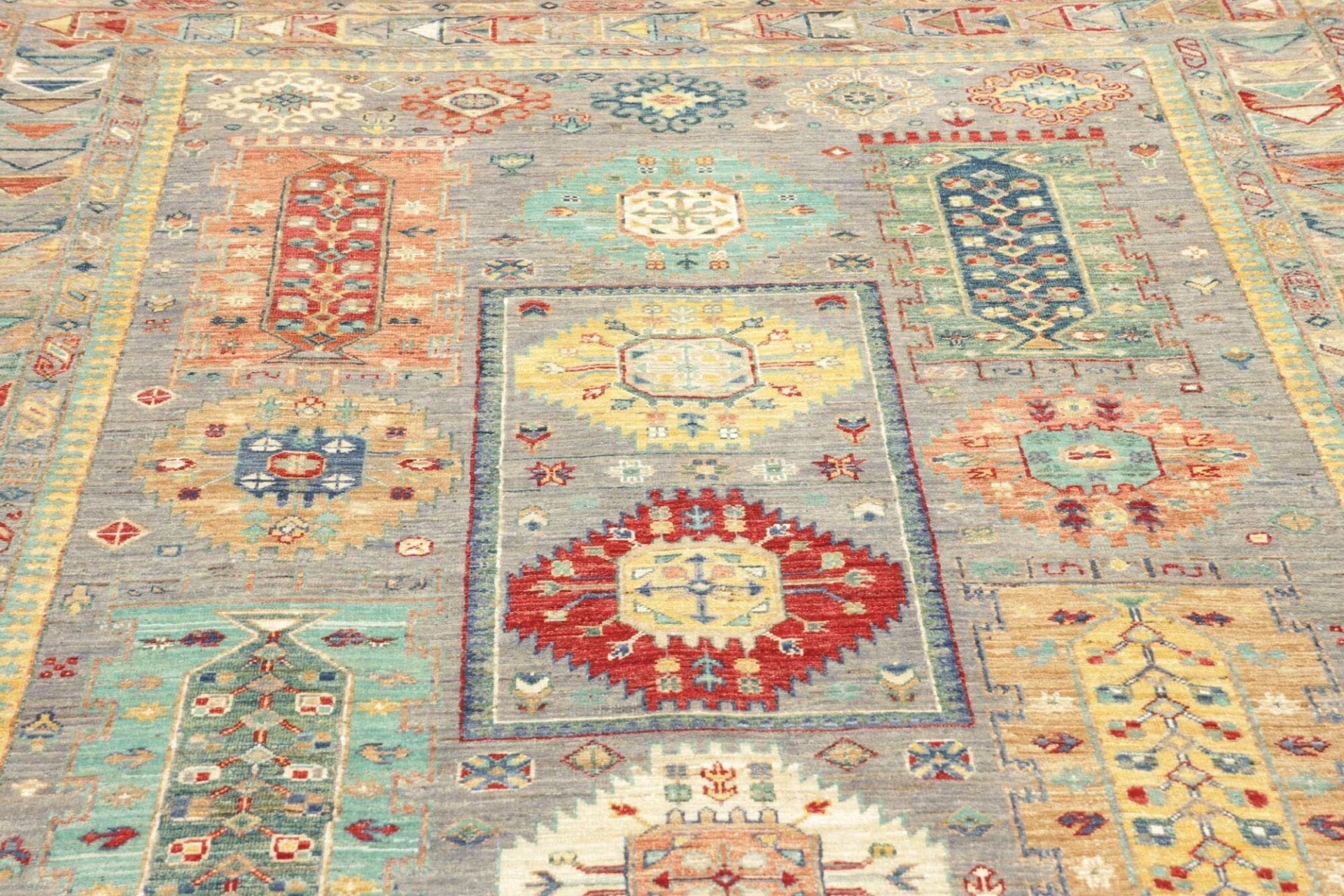 Handgeknüpfter Samarkand Orientteppich, 168 × 238 cm, Wolle