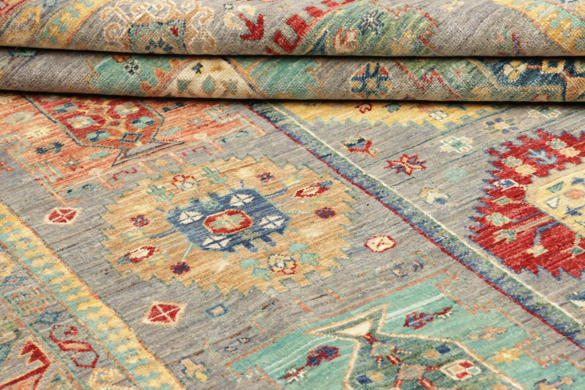 Handgeknüpfter Samarkand Orientteppich, 168 × 238 cm, Wolle