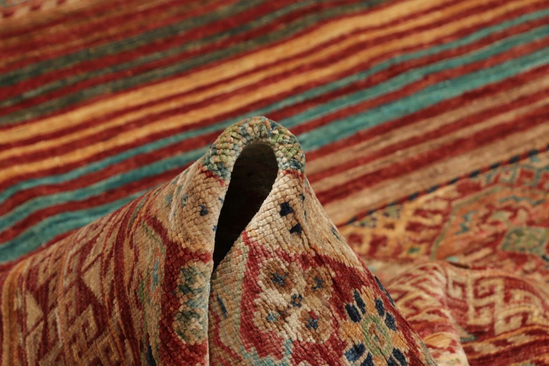 Samarkand Orientteppich 173 × 230 cm aus Wolle, handgeknüpft