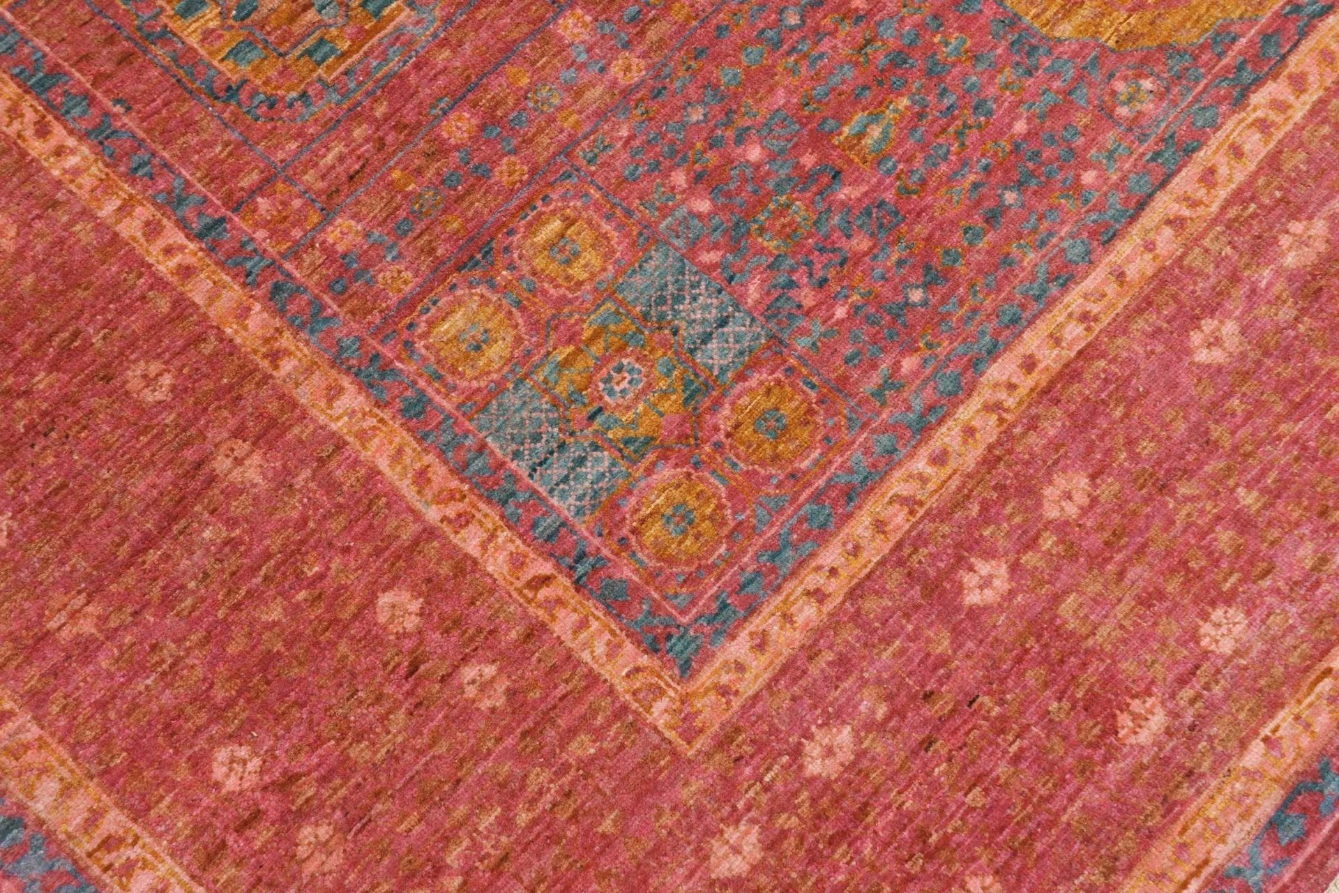 Mamluk Orientteppich 173 × 233 cm aus Wolle, handgeknüpft