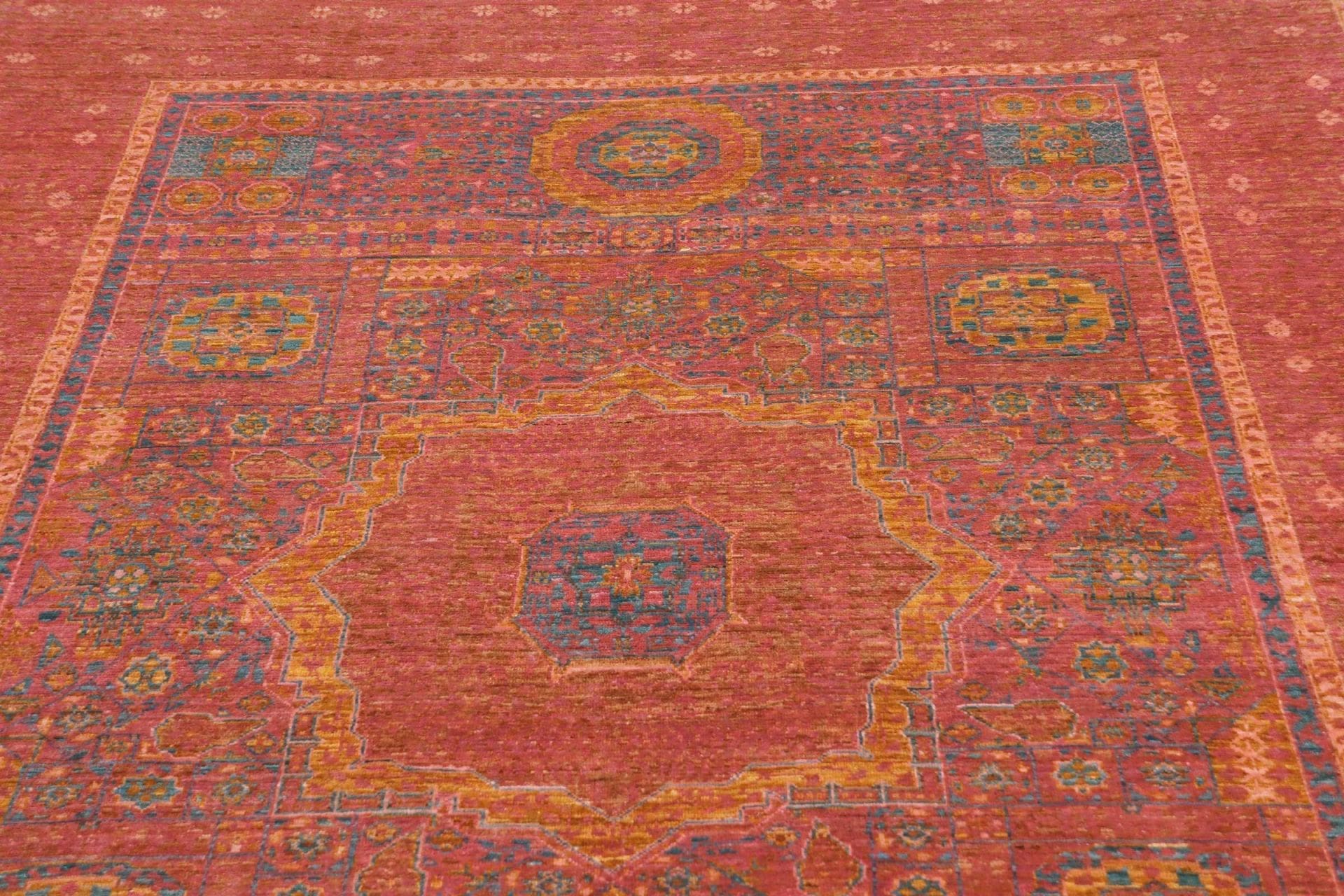 Mamluk Orientteppich 173 × 233 cm aus Wolle, handgeknüpft