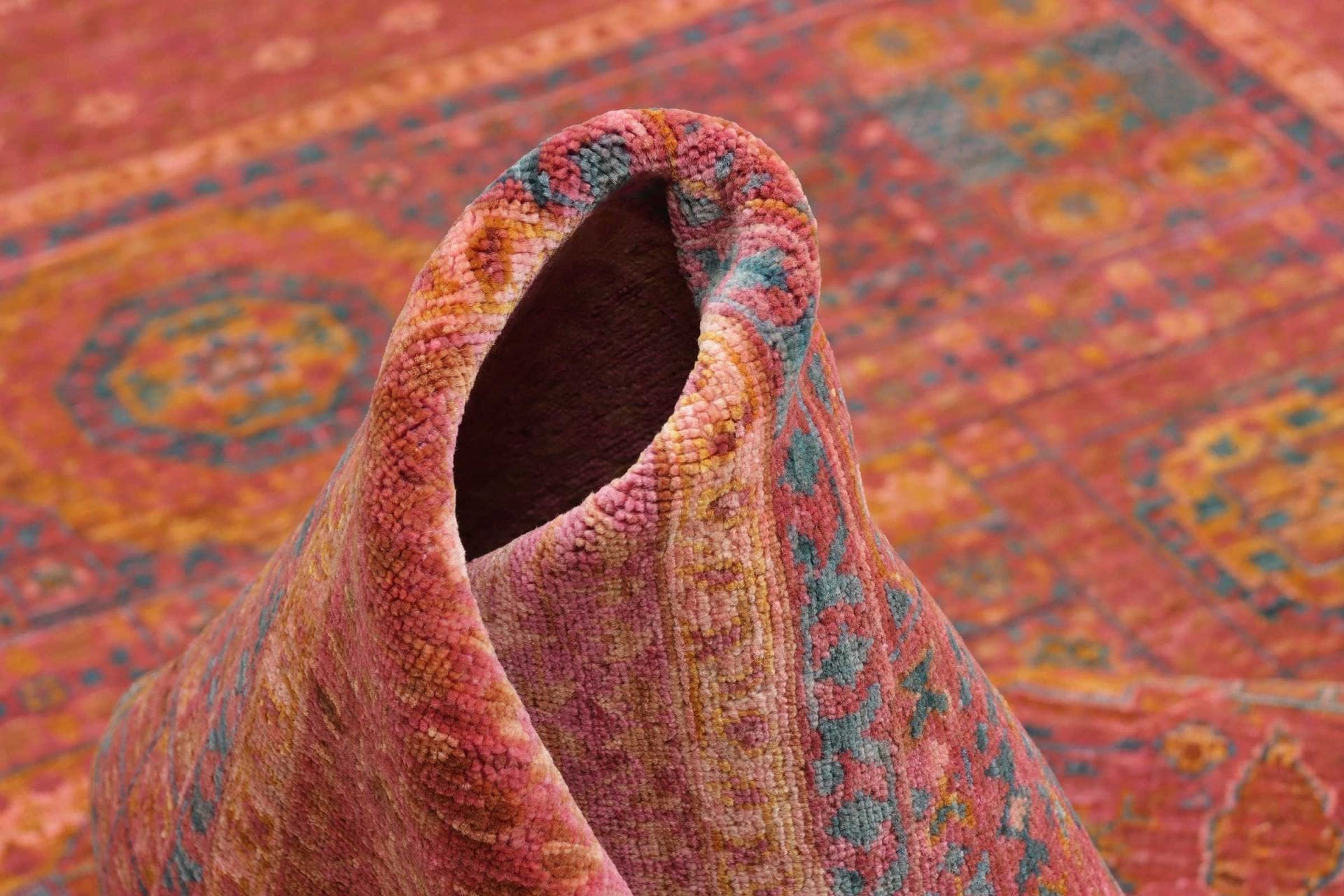 Mamluk Orientteppich 173 × 233 cm aus Wolle, handgeknüpft