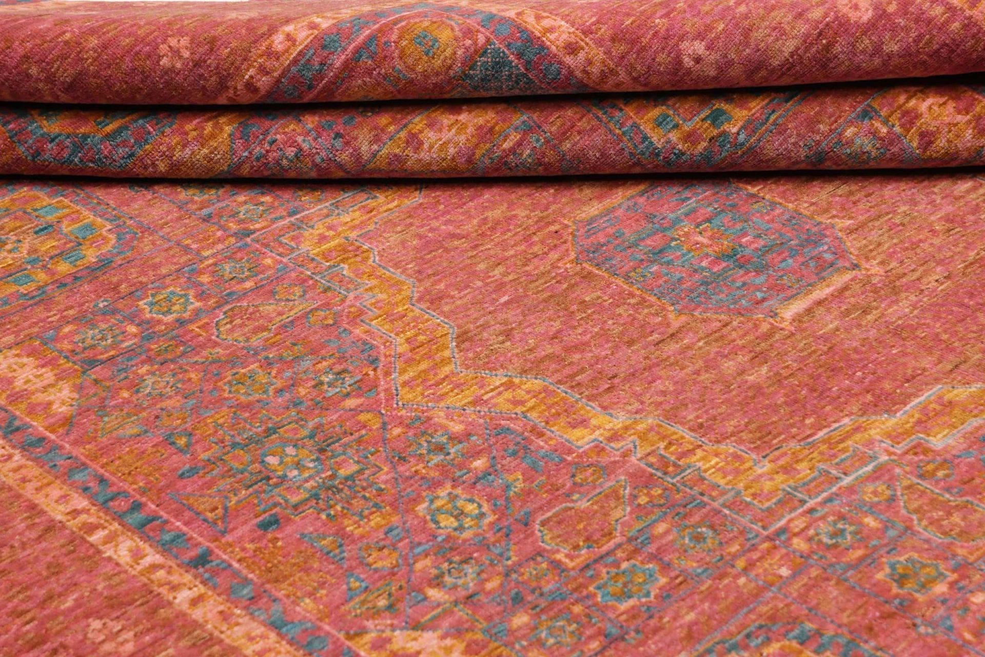 Mamluk Orientteppich 173 × 233 cm aus Wolle, handgeknüpft