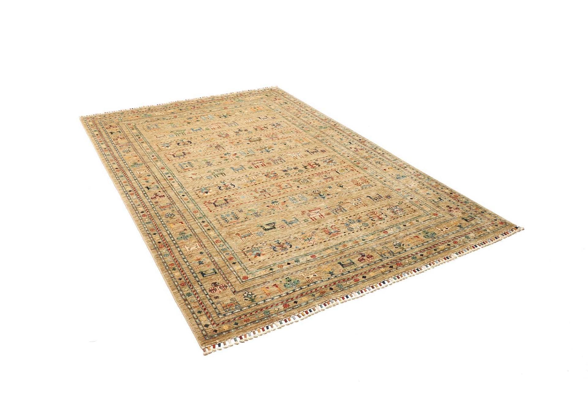 Samarkand Orientteppich 168 × 238 cm aus Wolle, handgeknüpft
