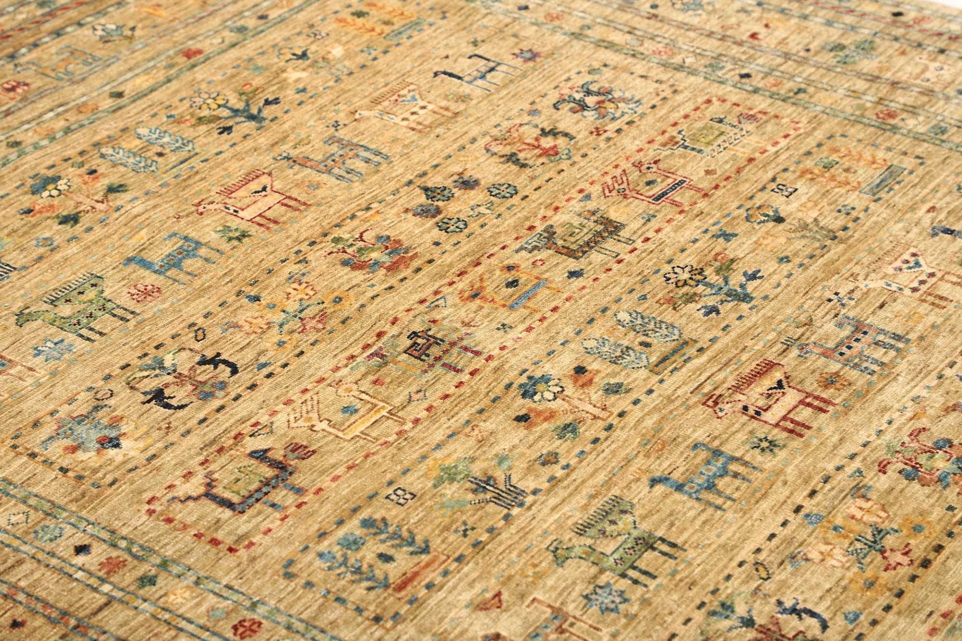 Samarkand Orientteppich 168 × 238 cm aus Wolle, handgeknüpft