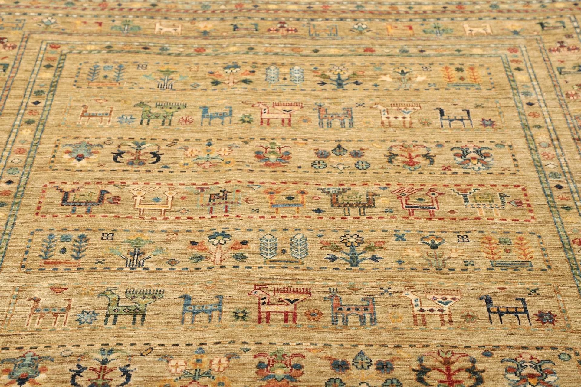 Samarkand Orientteppich 168 × 238 cm aus Wolle, handgeknüpft