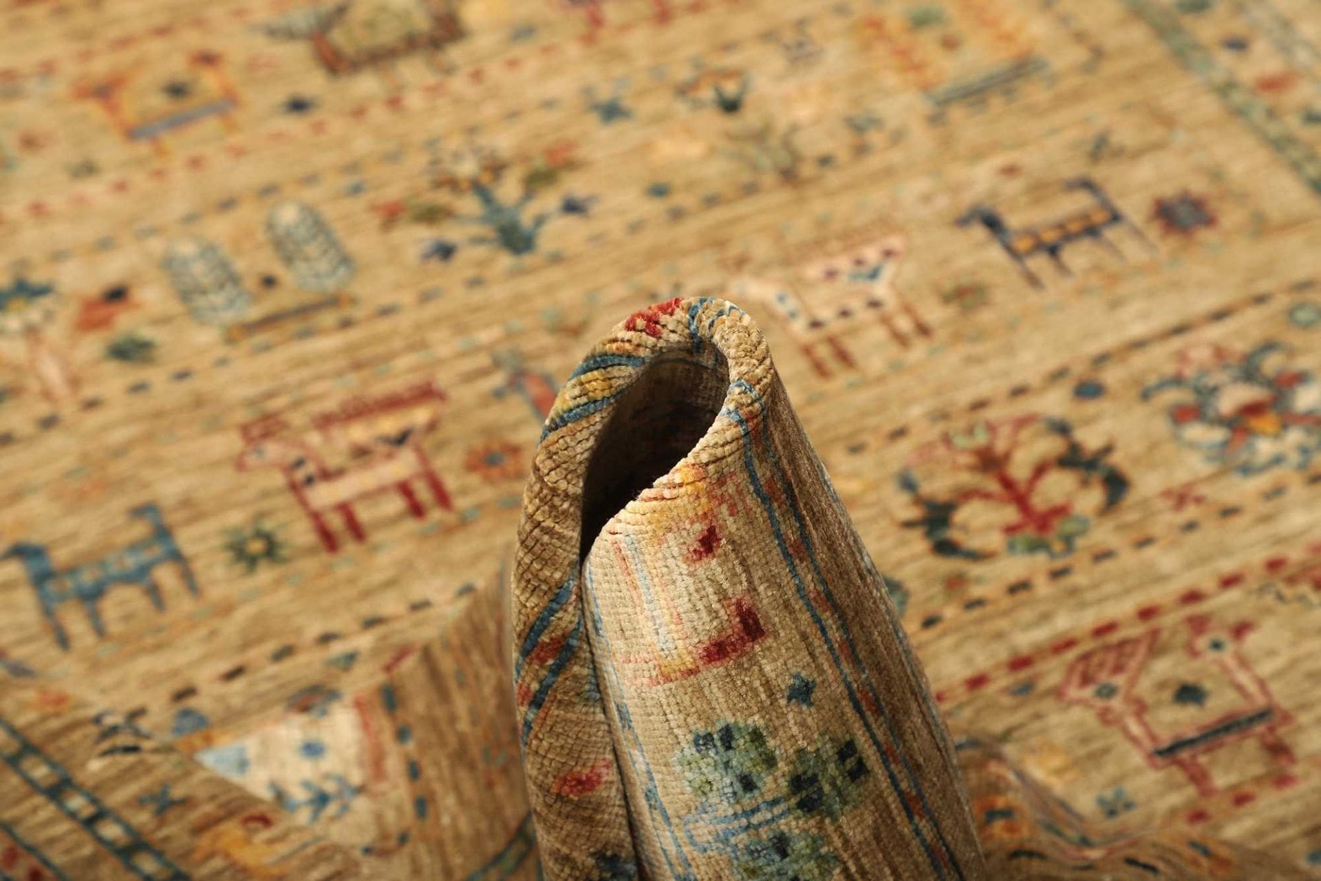 Samarkand Orientteppich 168 × 238 cm aus Wolle, handgeknüpft