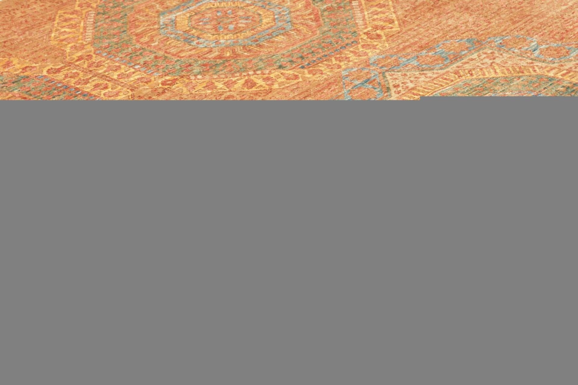 Mamluk Orientteppich 146 × 220 cm aus Wolle, handgeknüpft