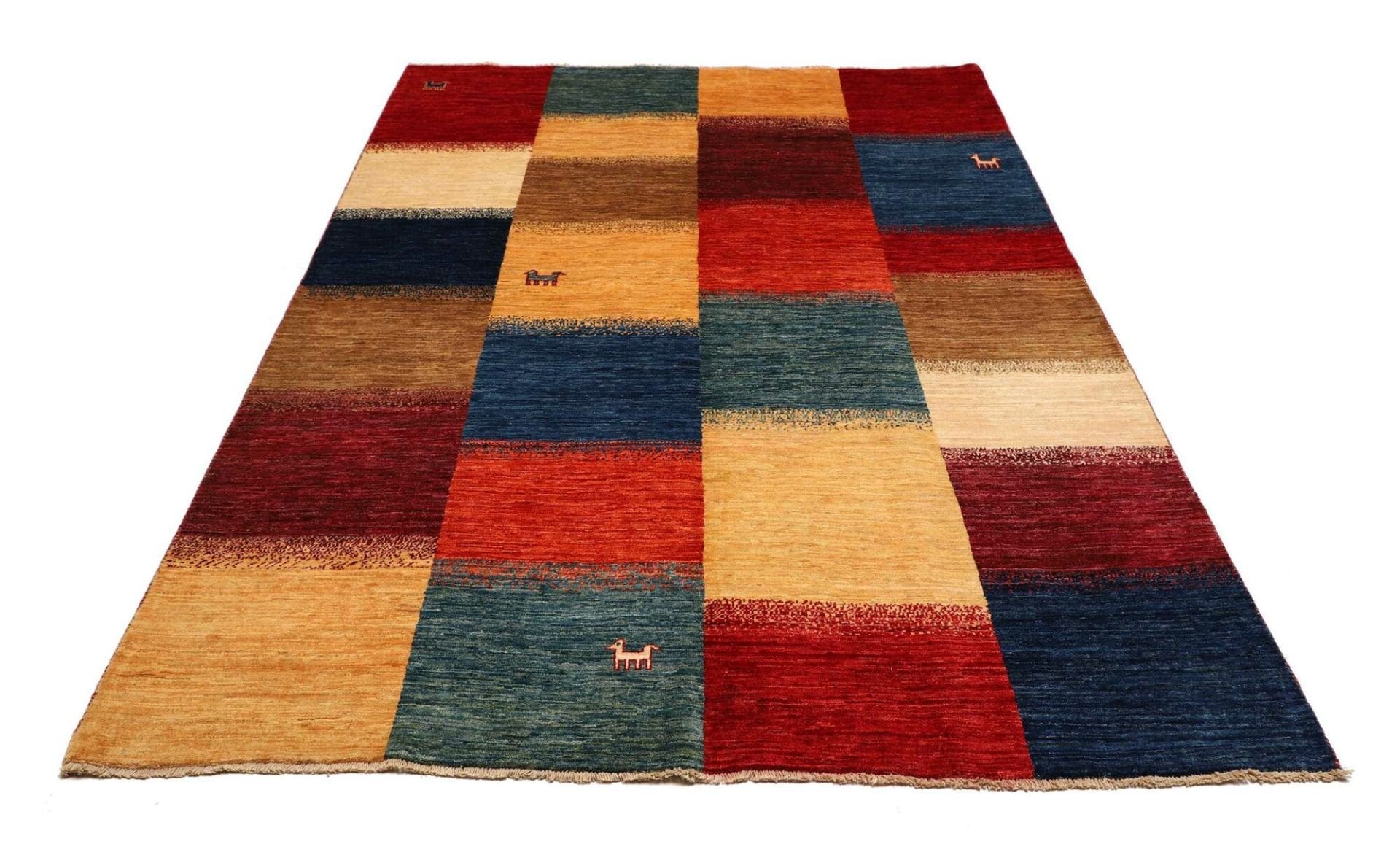 Handgeknüpfter Samarkand Orientteppich, 169 × 235 cm, Wolle