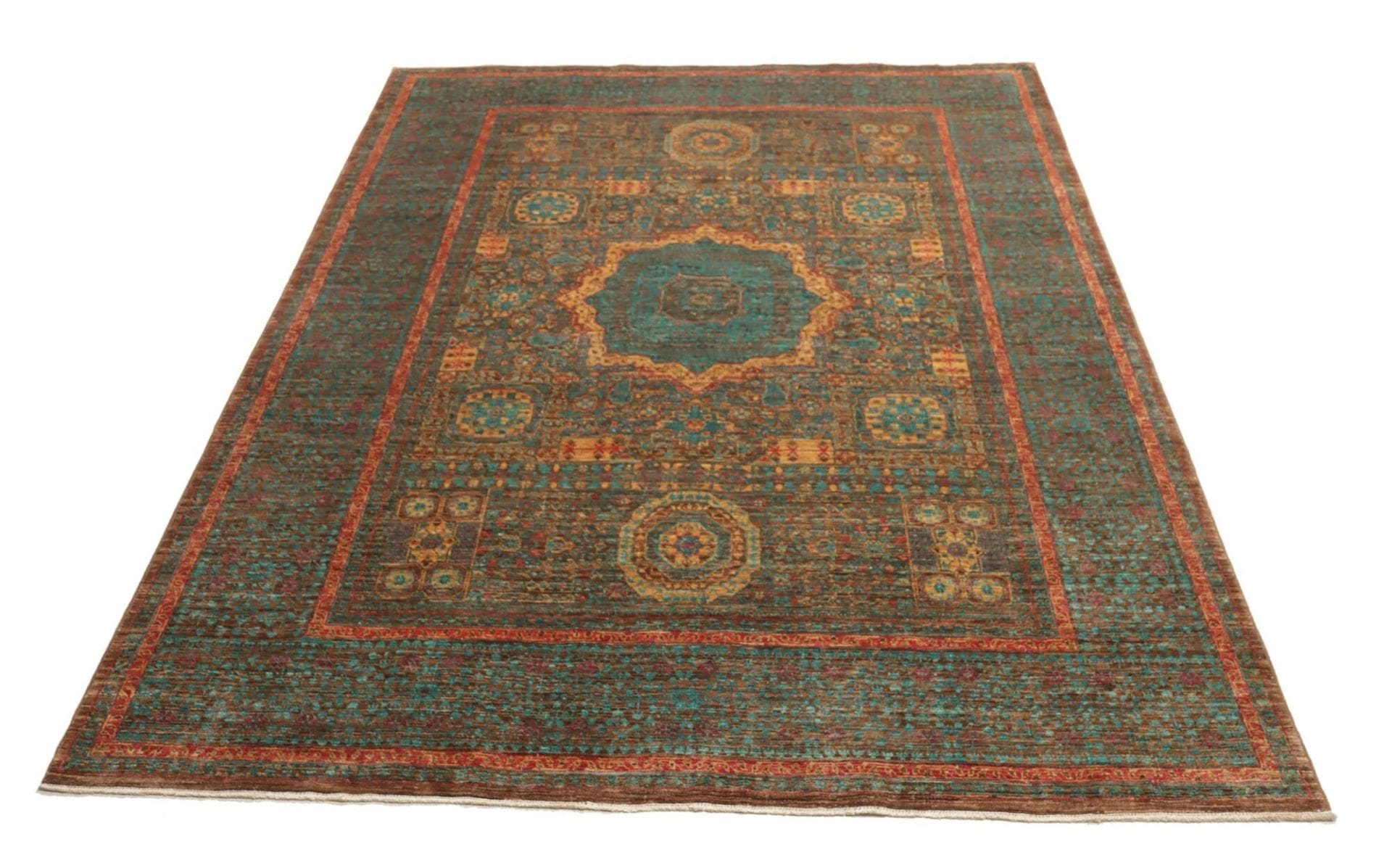 Handgeknüpfter Mamluk Orientteppich 172 × 232 cm