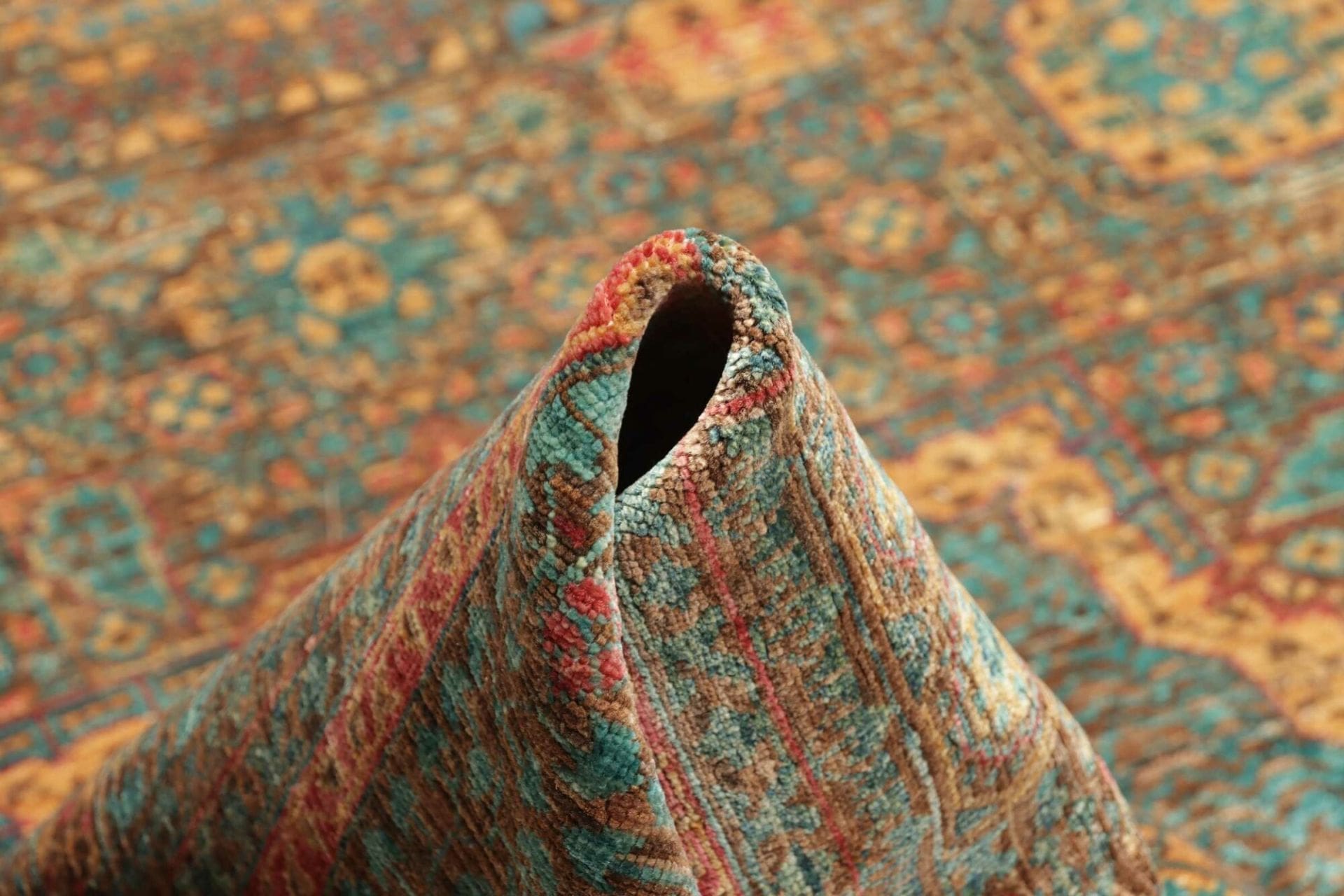 Handgeknüpfter Mamluk Orientteppich 172 × 232 cm