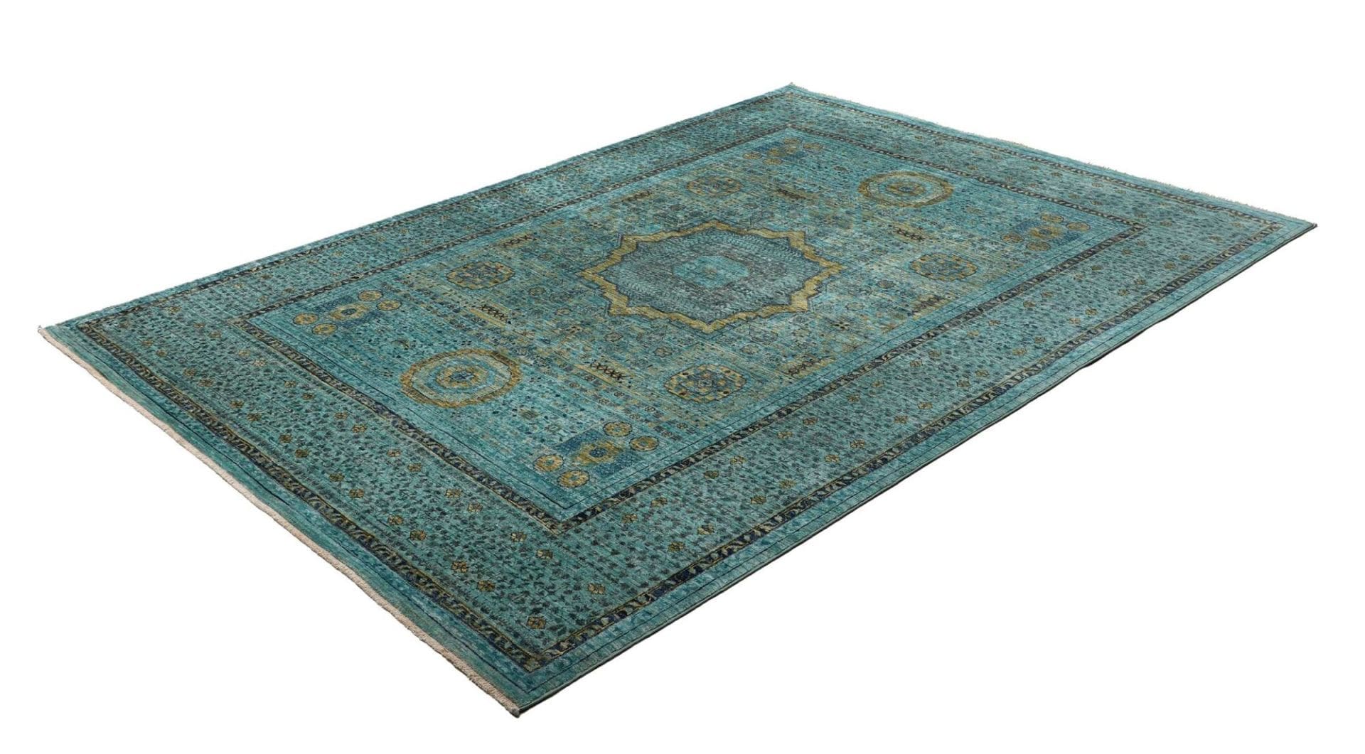Mamluk Orientteppich 176 × 243 cm aus Wolle, handgeknüpft