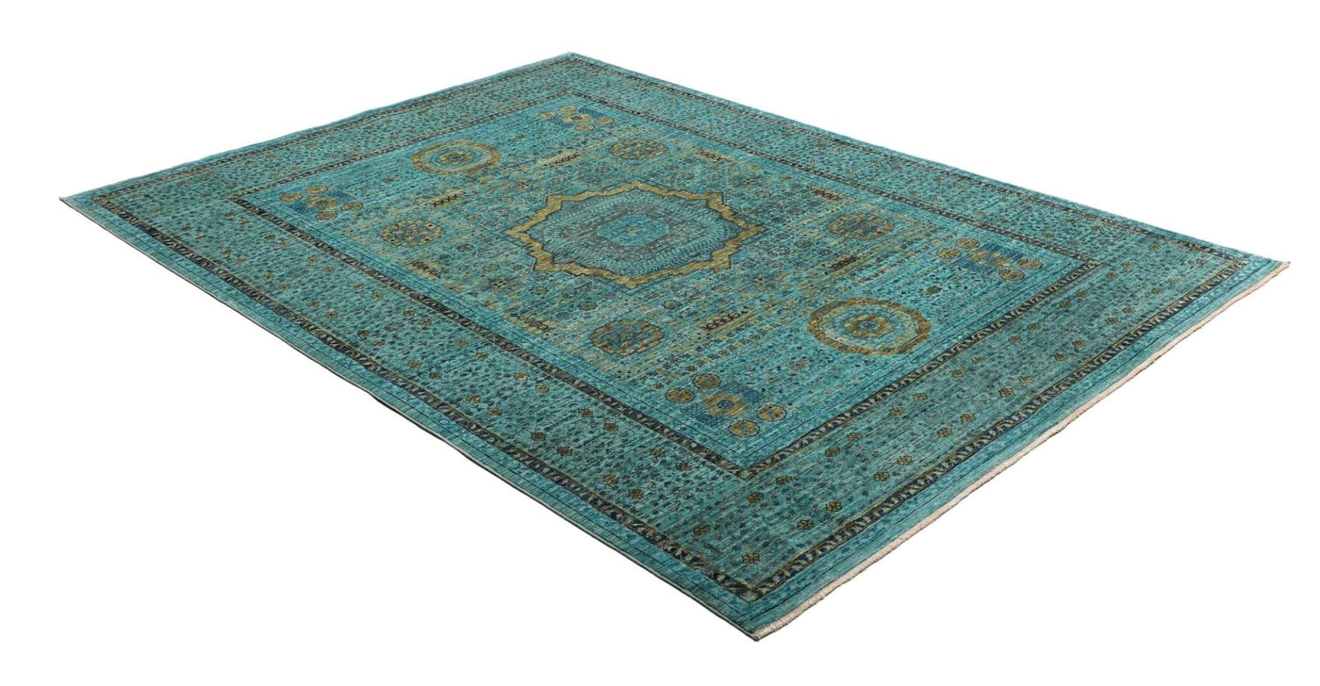 Mamluk Orientteppich 176 × 243 cm aus Wolle, handgeknüpft