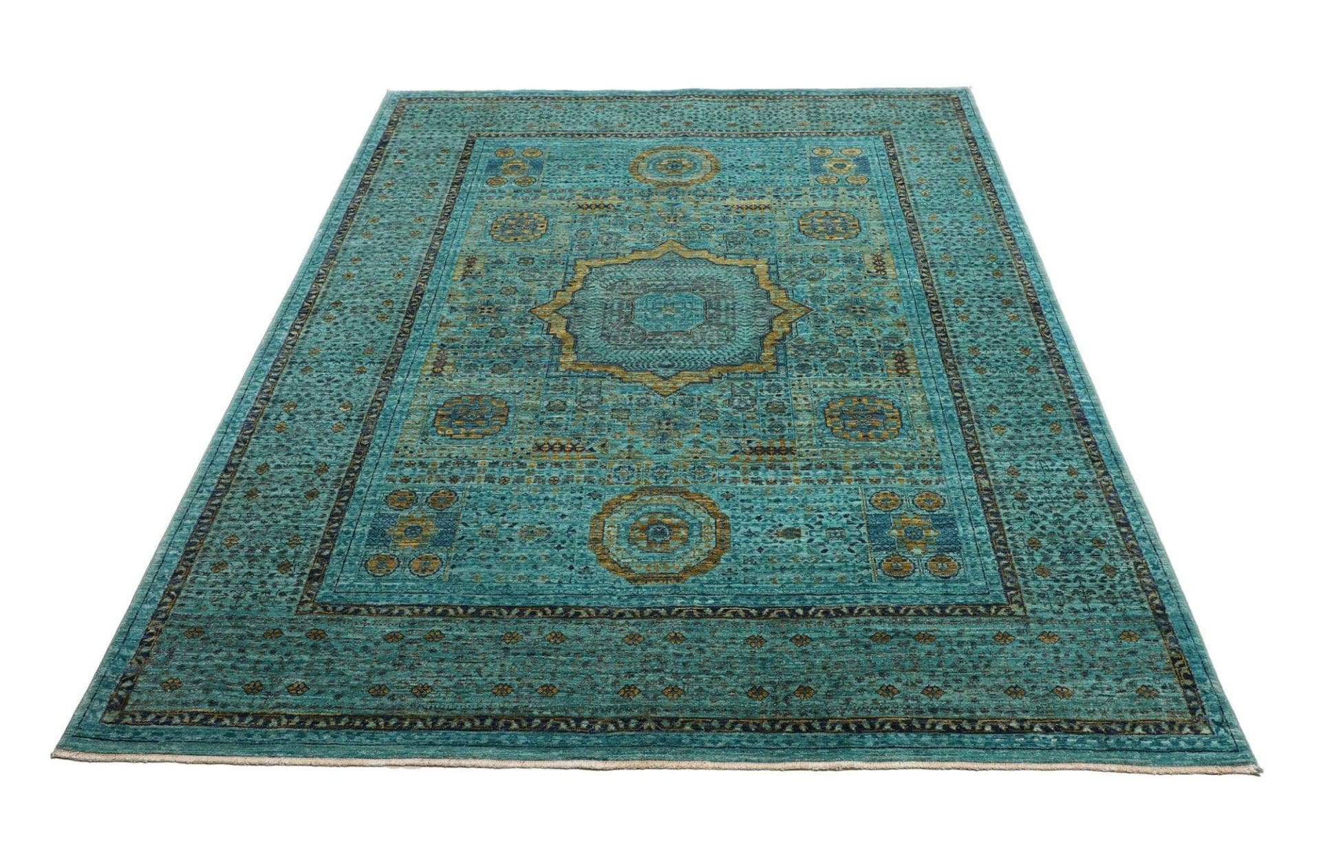 Mamluk Orientteppich 176 × 243 cm aus Wolle, handgeknüpft